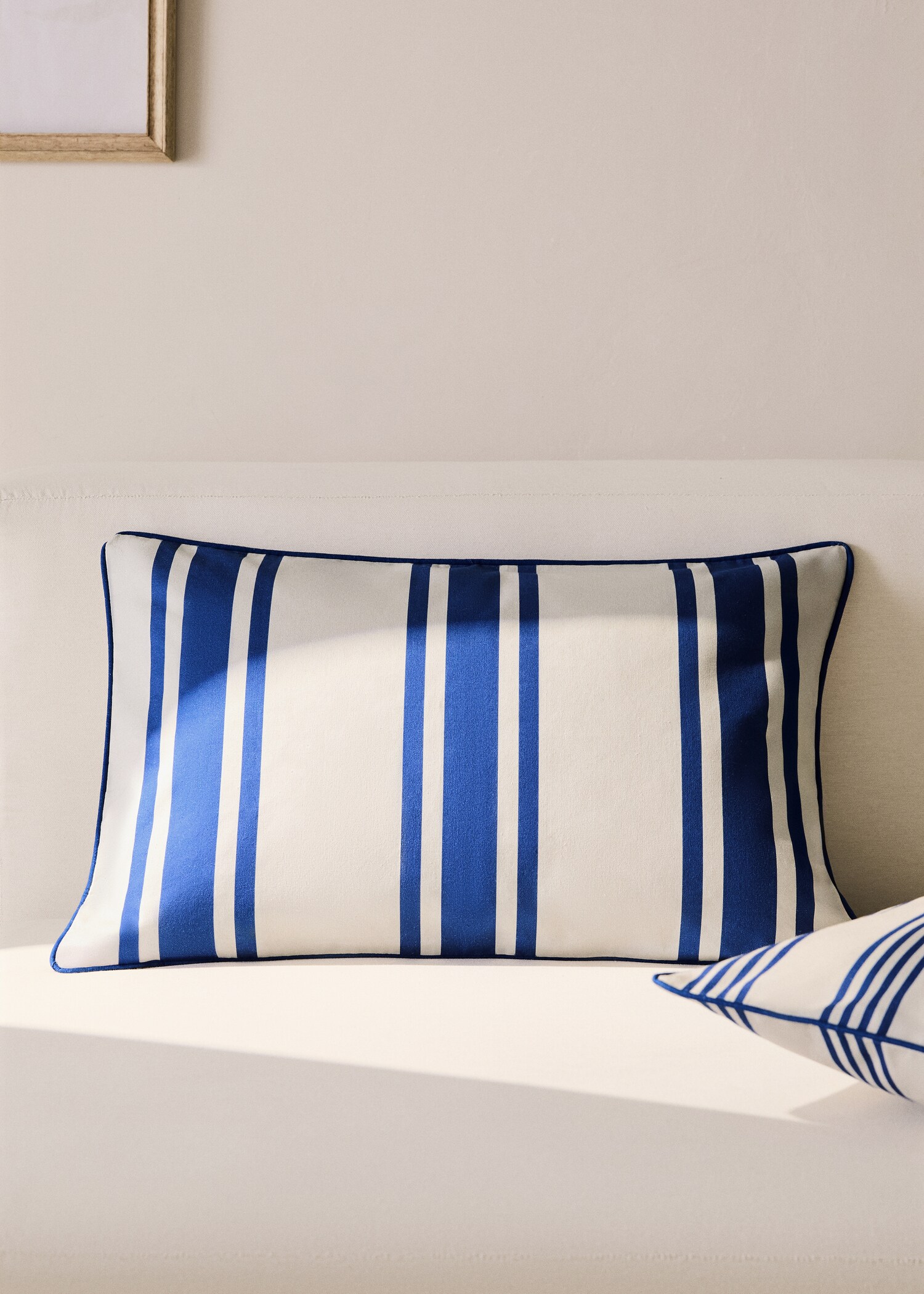 Waterproof striped cushion cover 40x60 cm - General plane