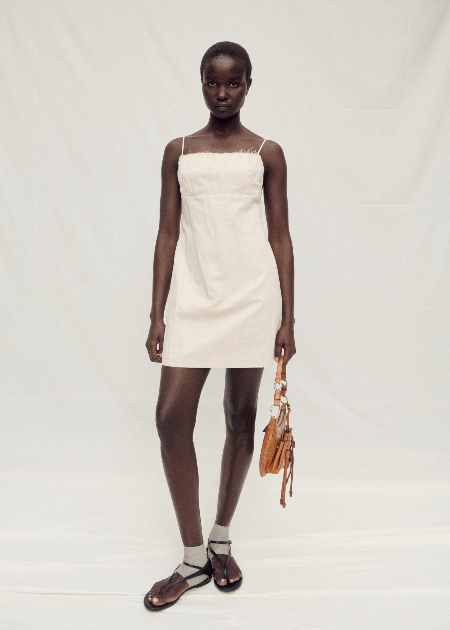 Frayed Cotton Dress Frayed Cotton Dress