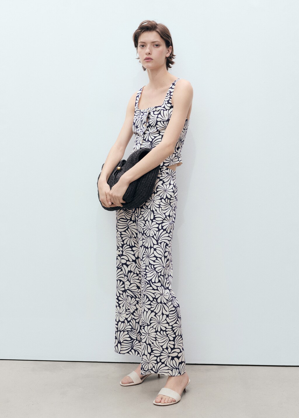 Floral linen pants - image 2