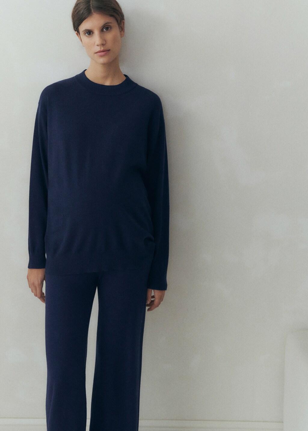 Knitted maternity sweater