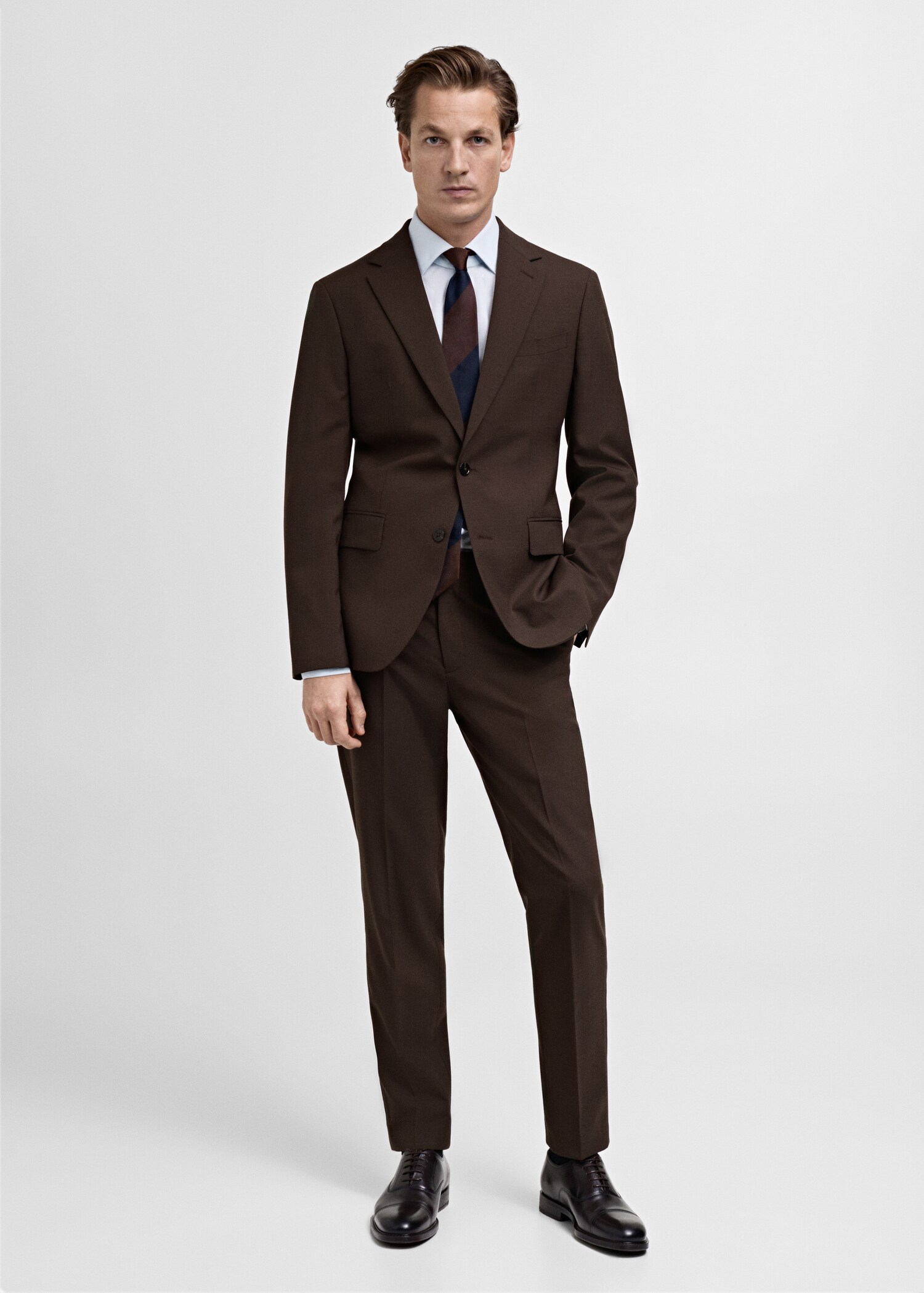 Turin 100% wool suit jacket - General plane