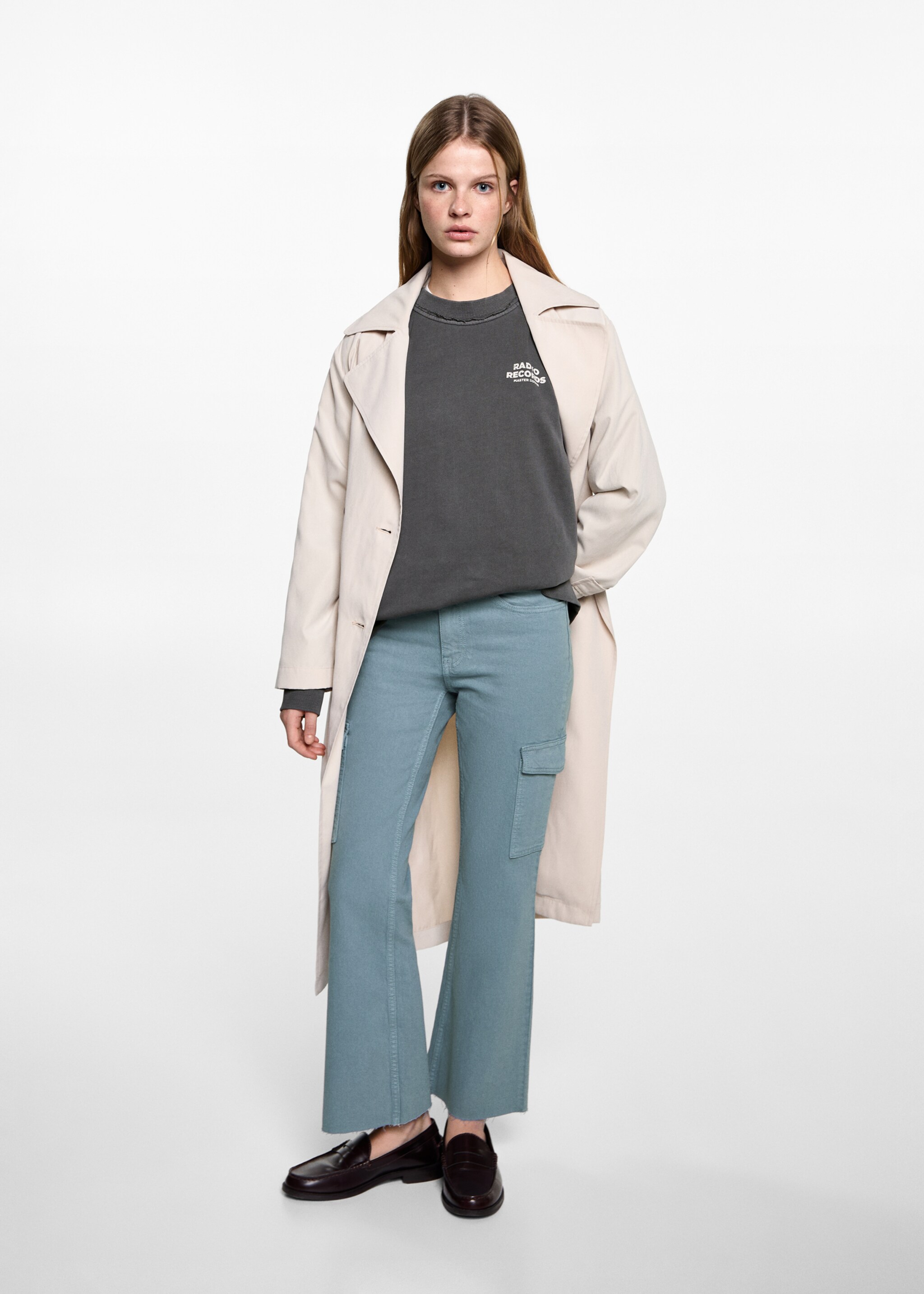 Sudadera efecto desgastado - Plano general
