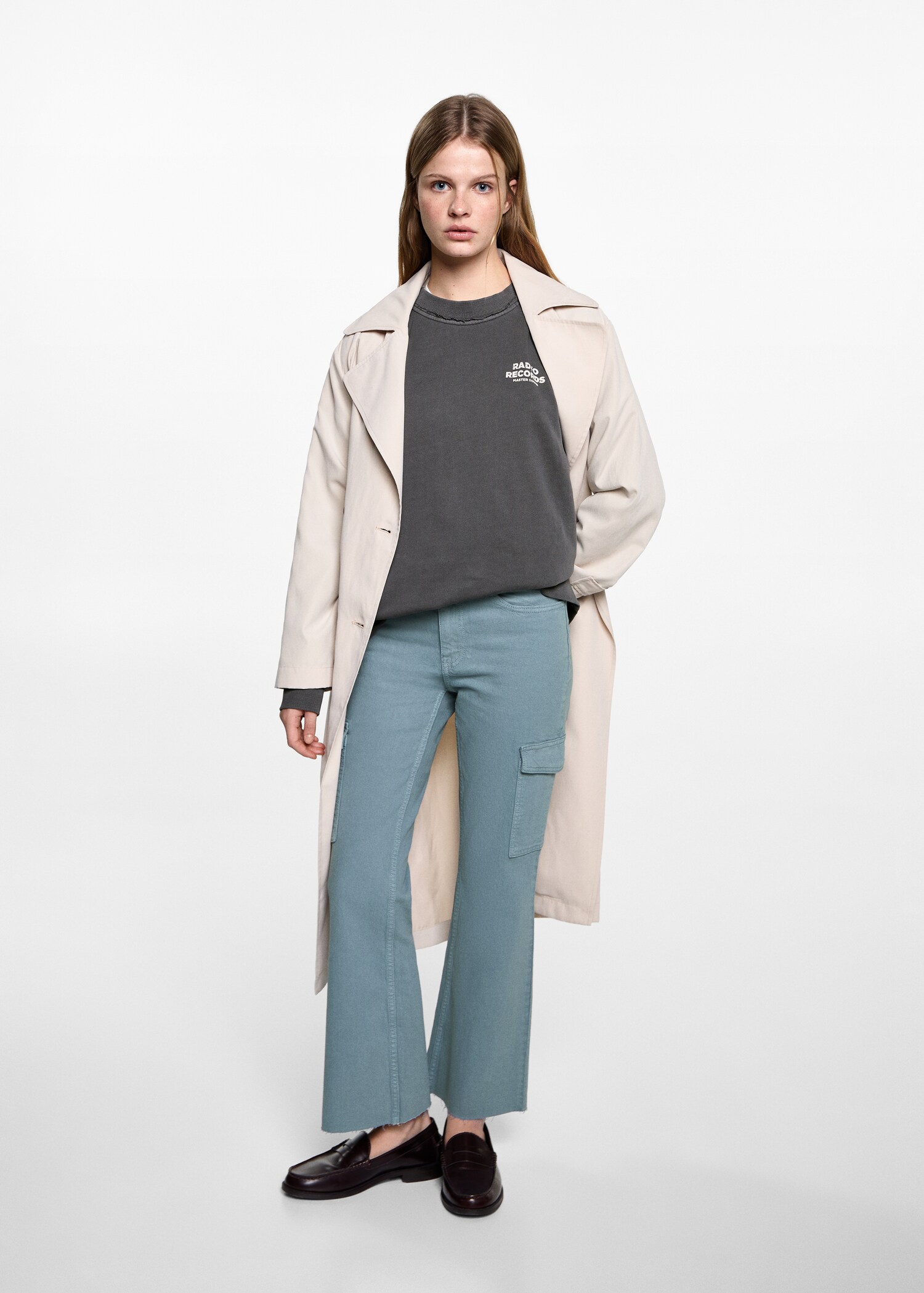 Sudadera efecto desgastado - Plano general