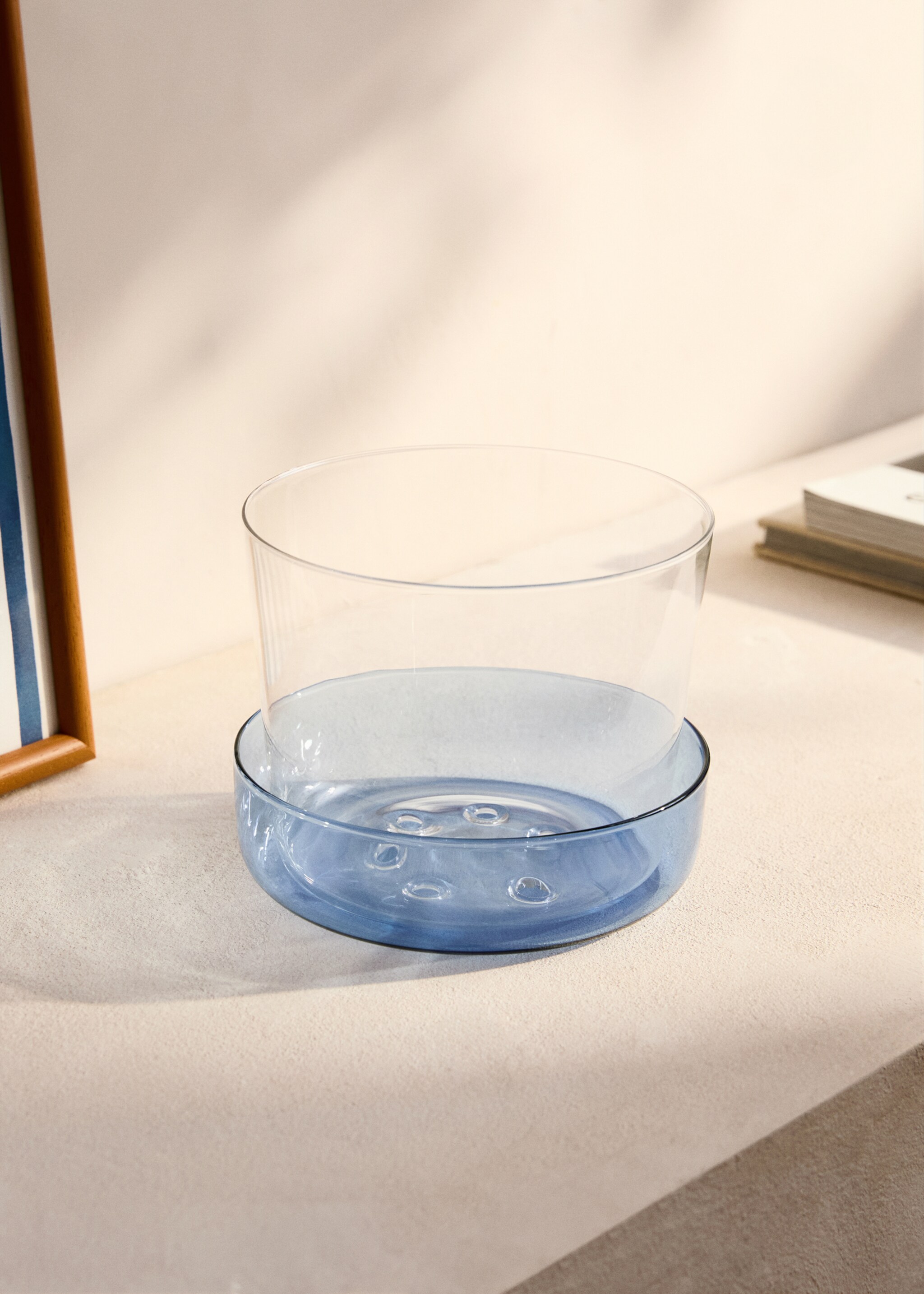 Pot de fleur en borosilicate bicolore - Plan général