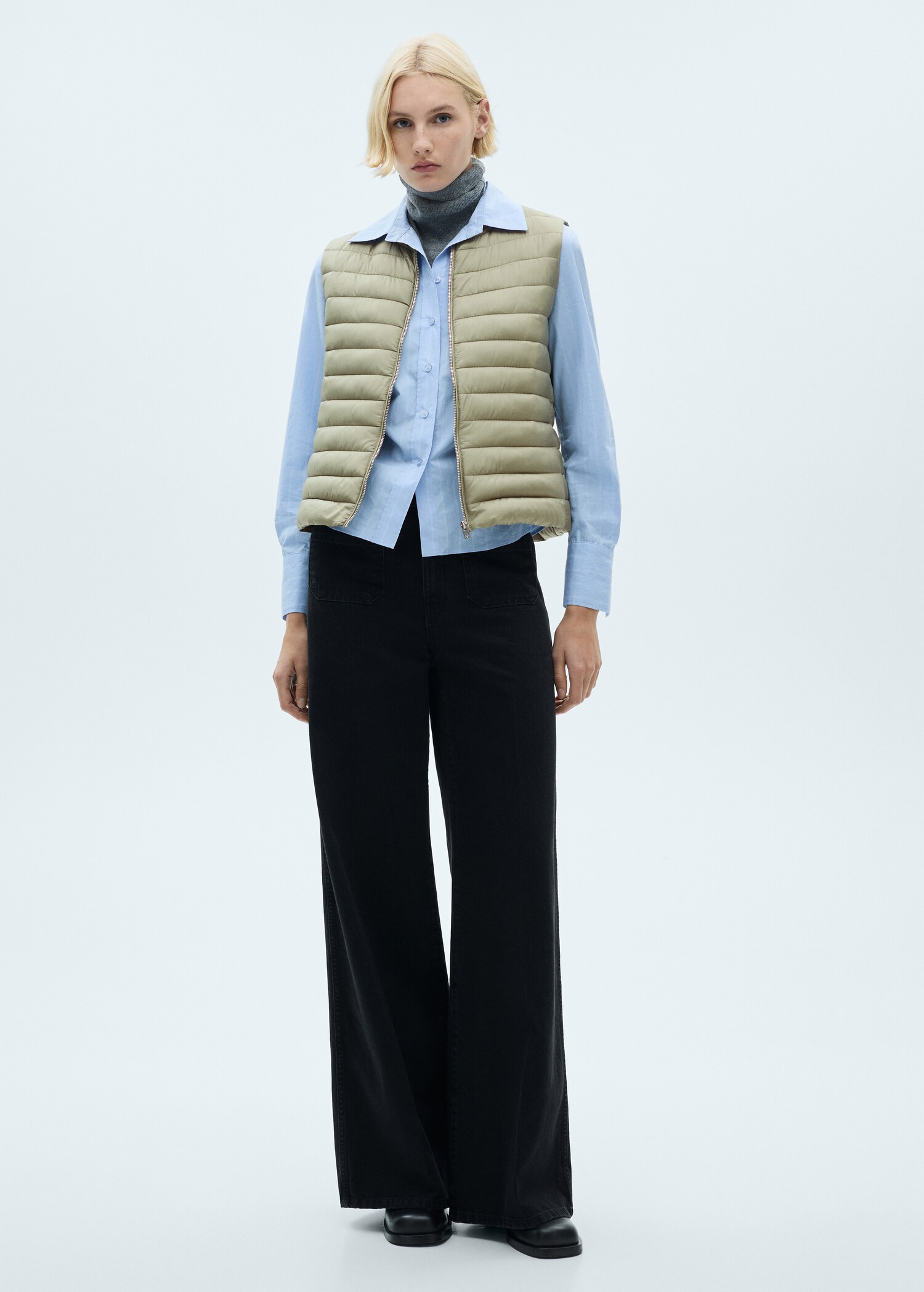 Quilted gilet - General plane