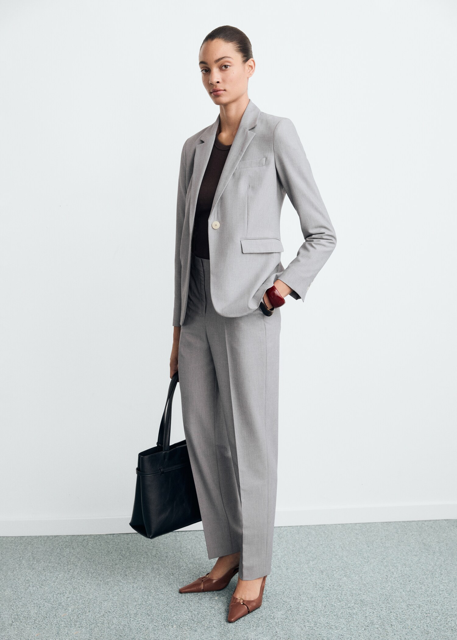 Blazer traje entallada - Plano general