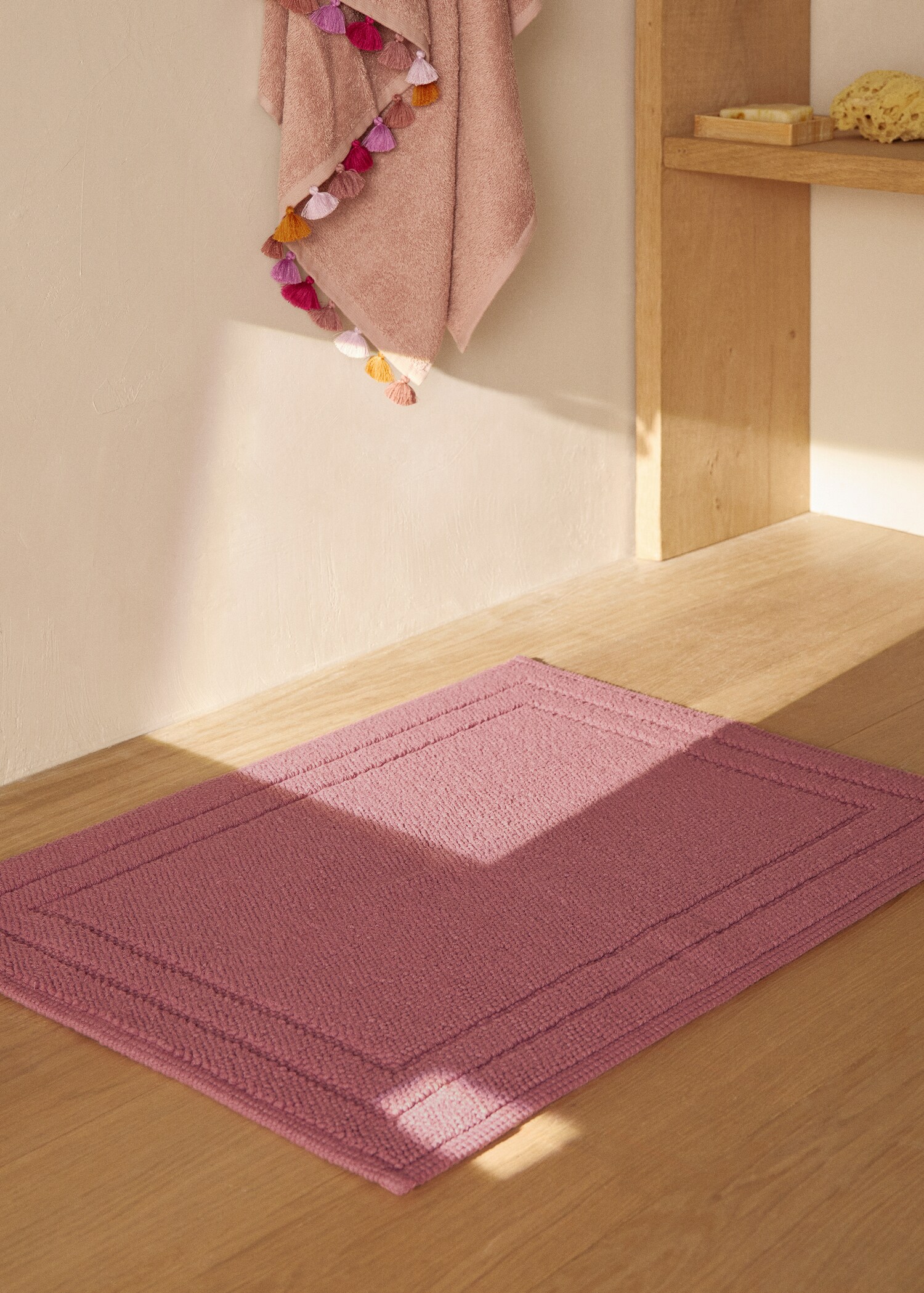 Tapis bain pour enfant coton cadre - Plan général