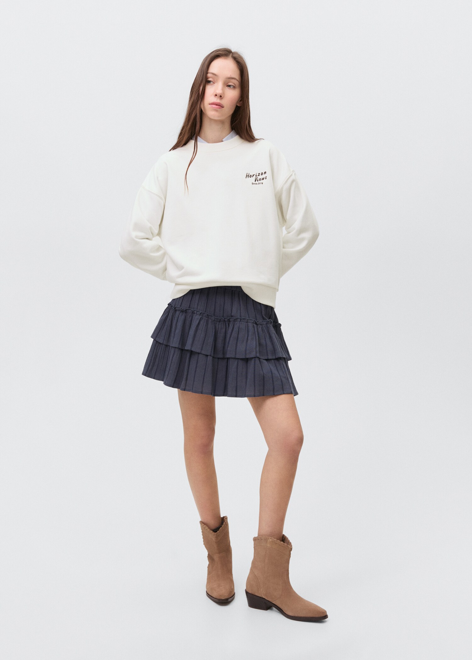 Sudadera algodón estampada - Plano general