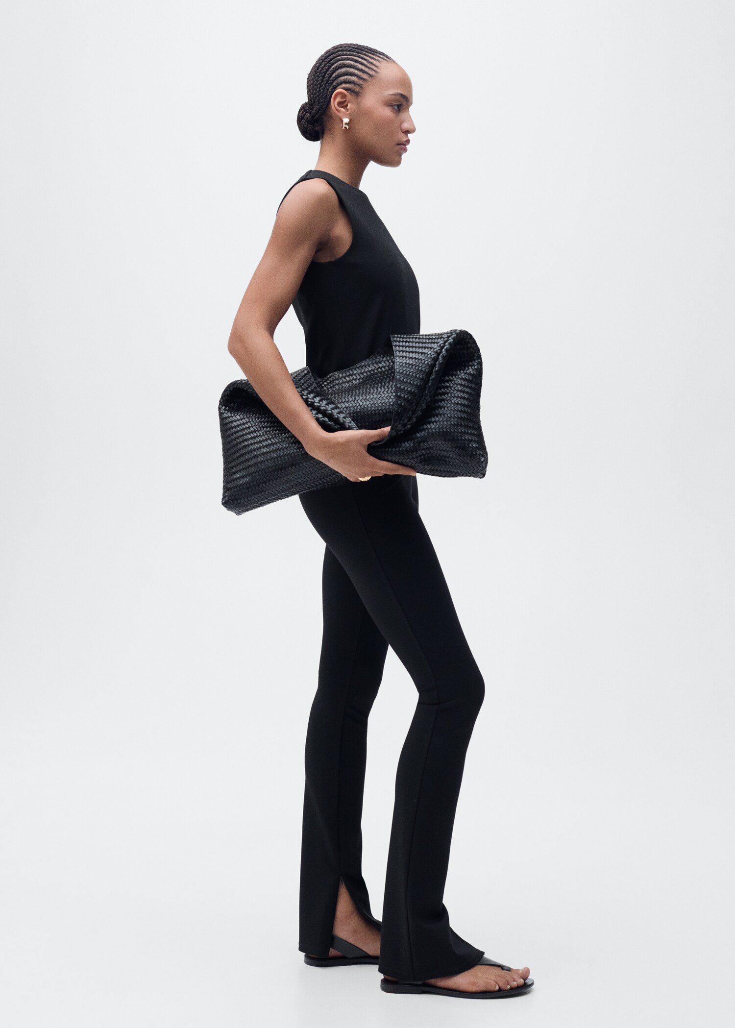 Yırtmaçlı skinny pantolon - Genel plan