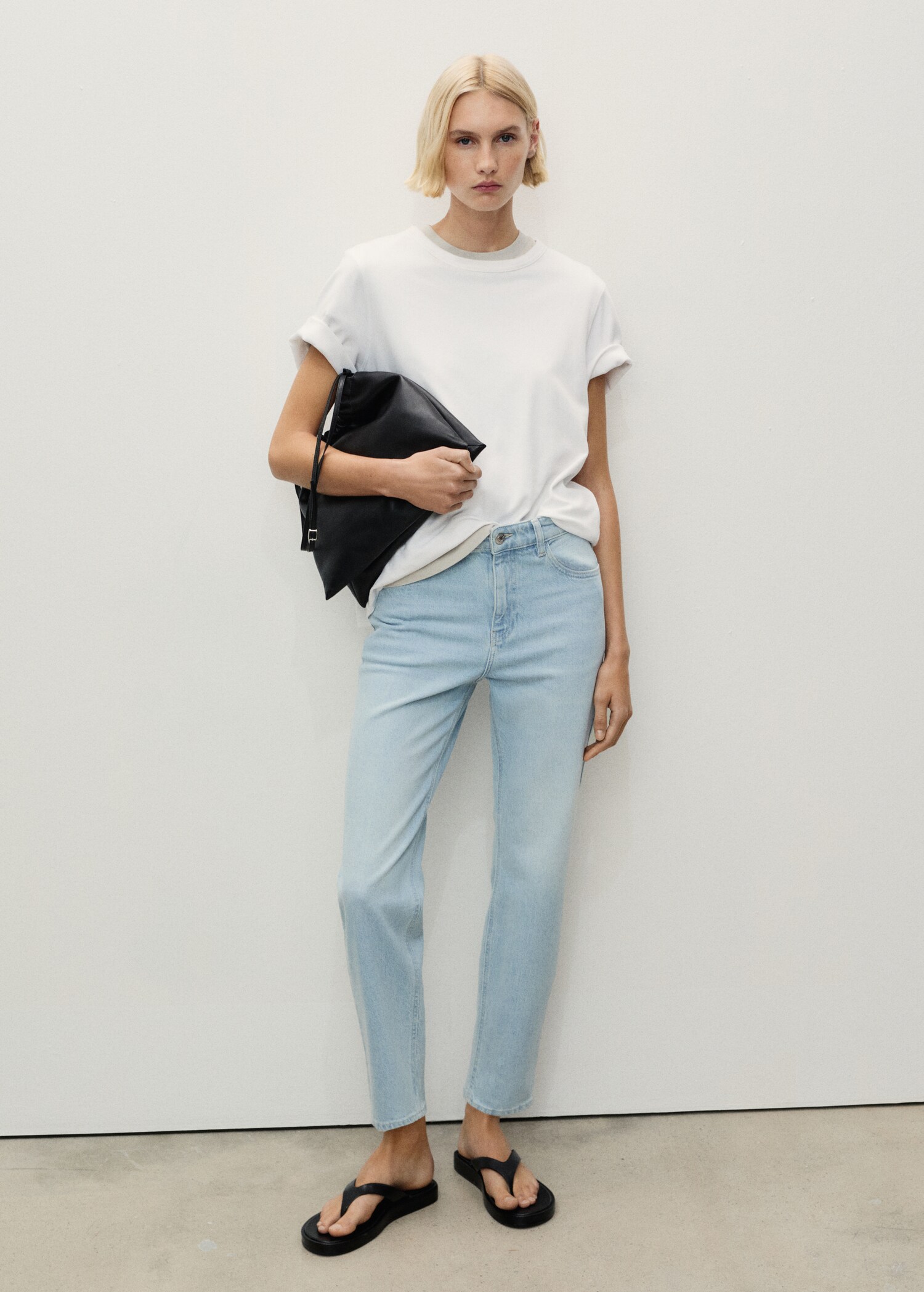 Newmom comfort high-waist jeans - Overzichtstekening