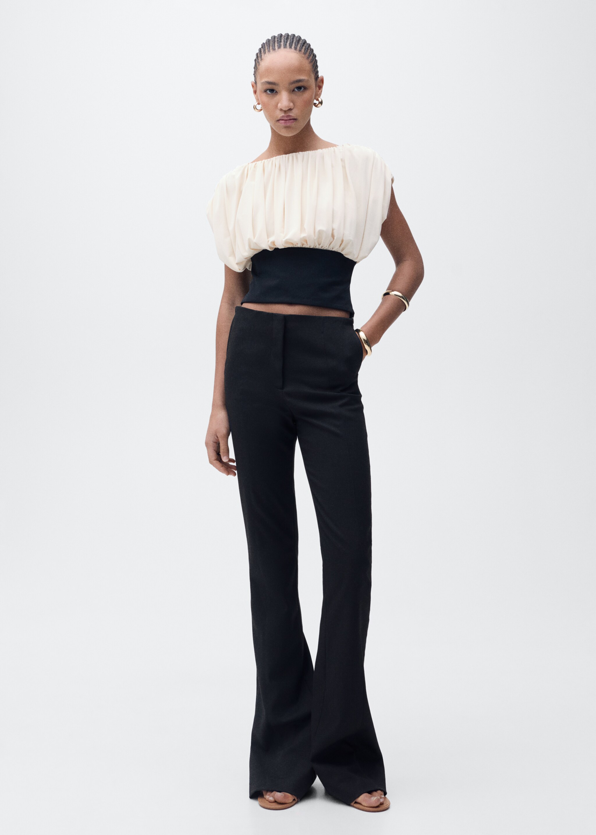 Combined draped top - General plane
