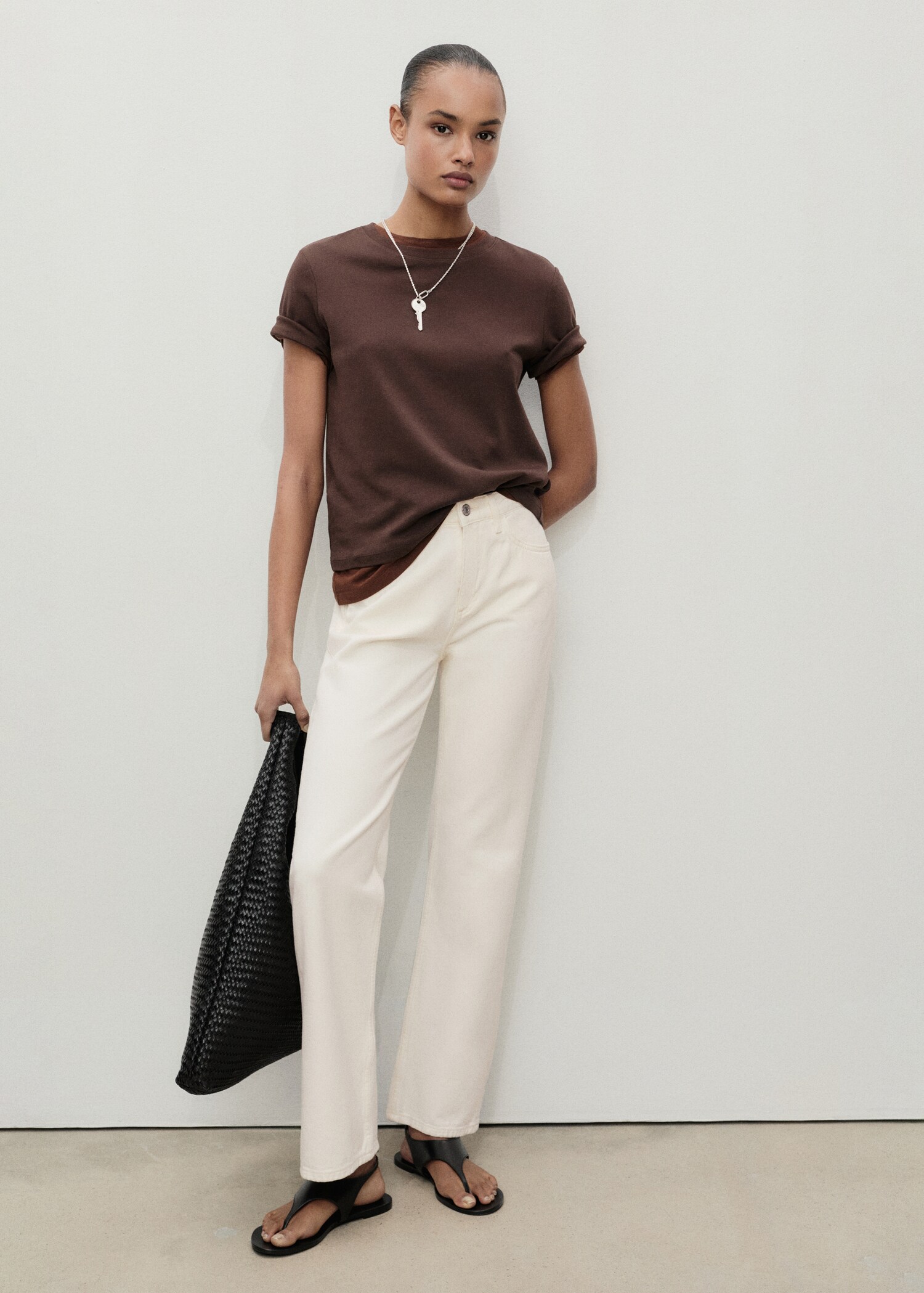 Matilda medium-rise straight-fit jeans - General plane