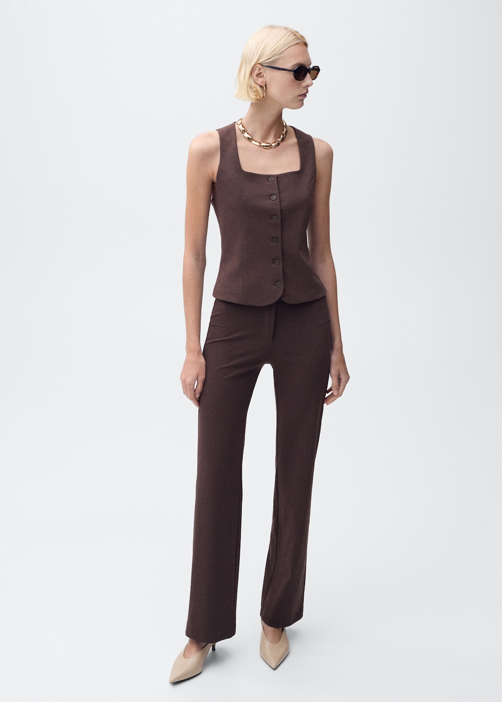 Mango Slim-fit suit vest