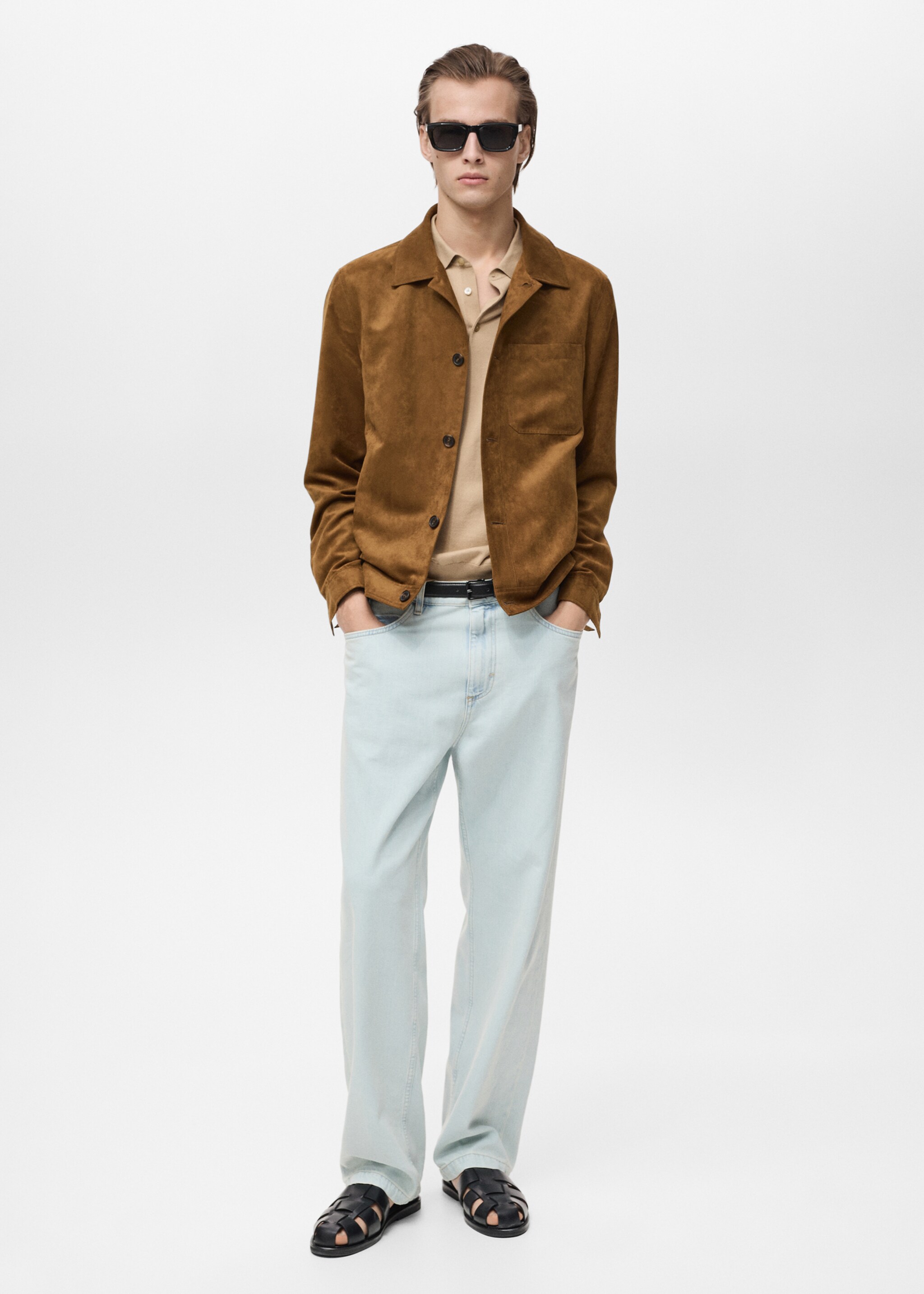 Sobrecamisa efecto ante - Plano general