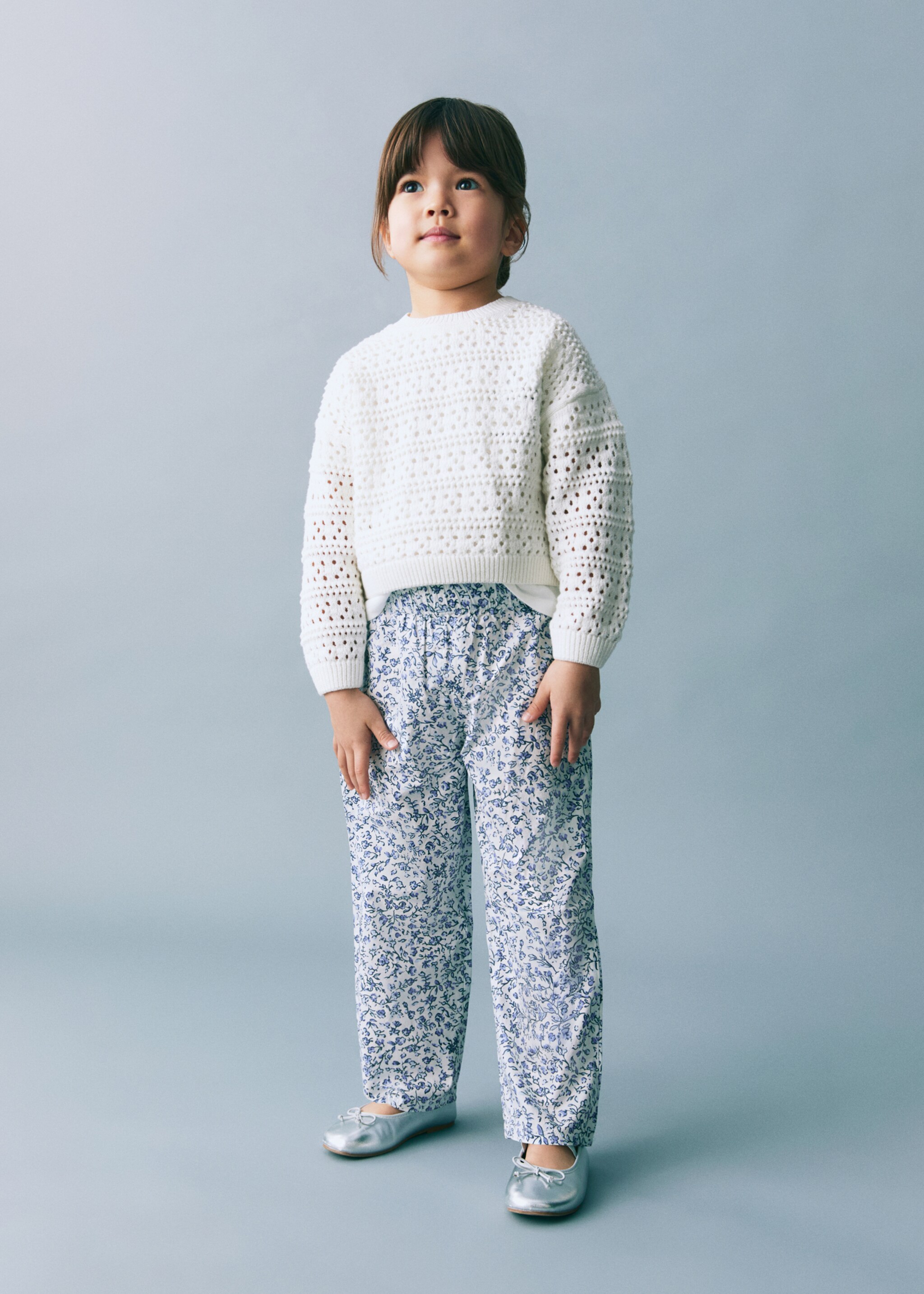 Pantalón algodón estampado - Plano general