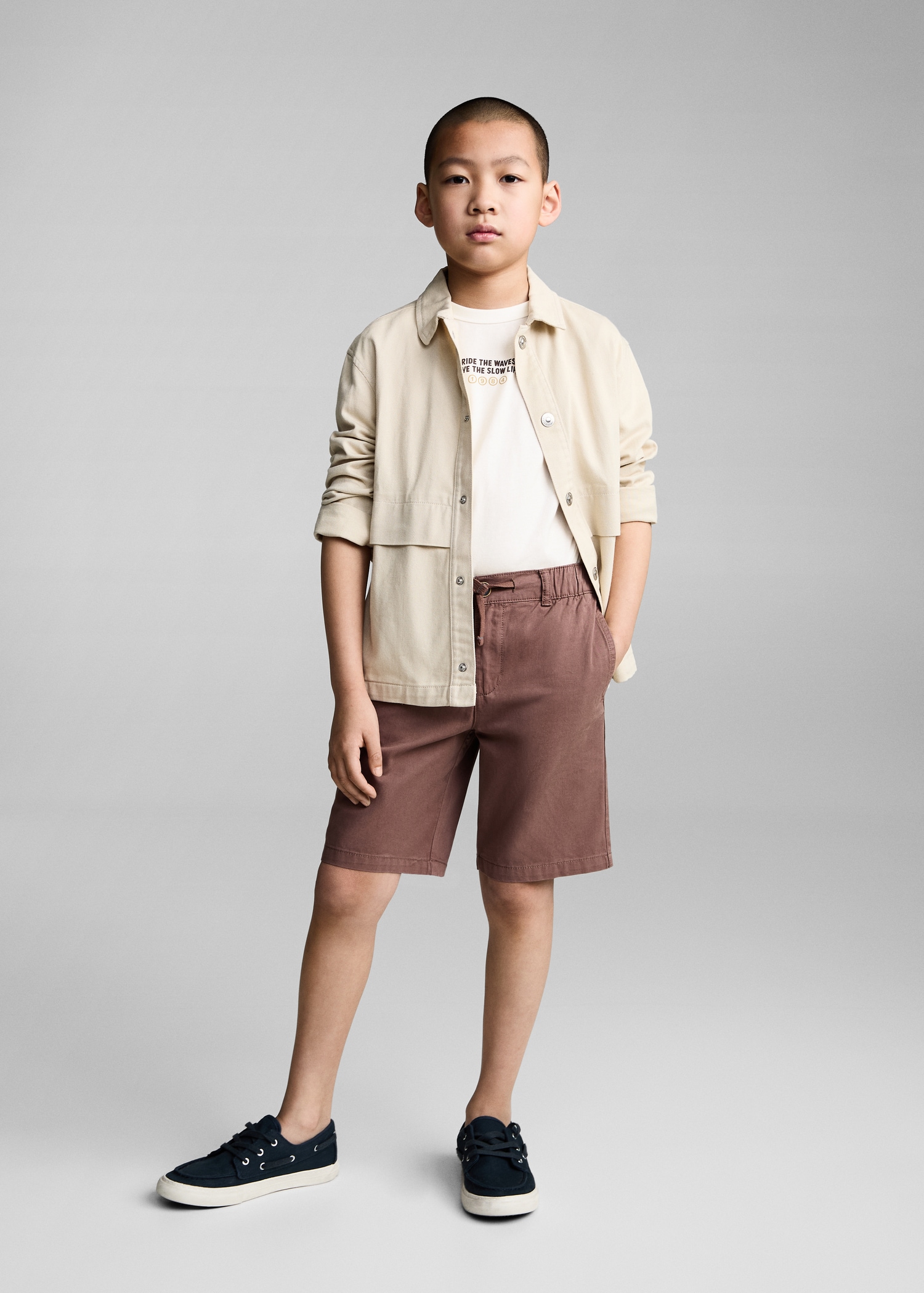 Printed cotton-blend t-shirt - General plane