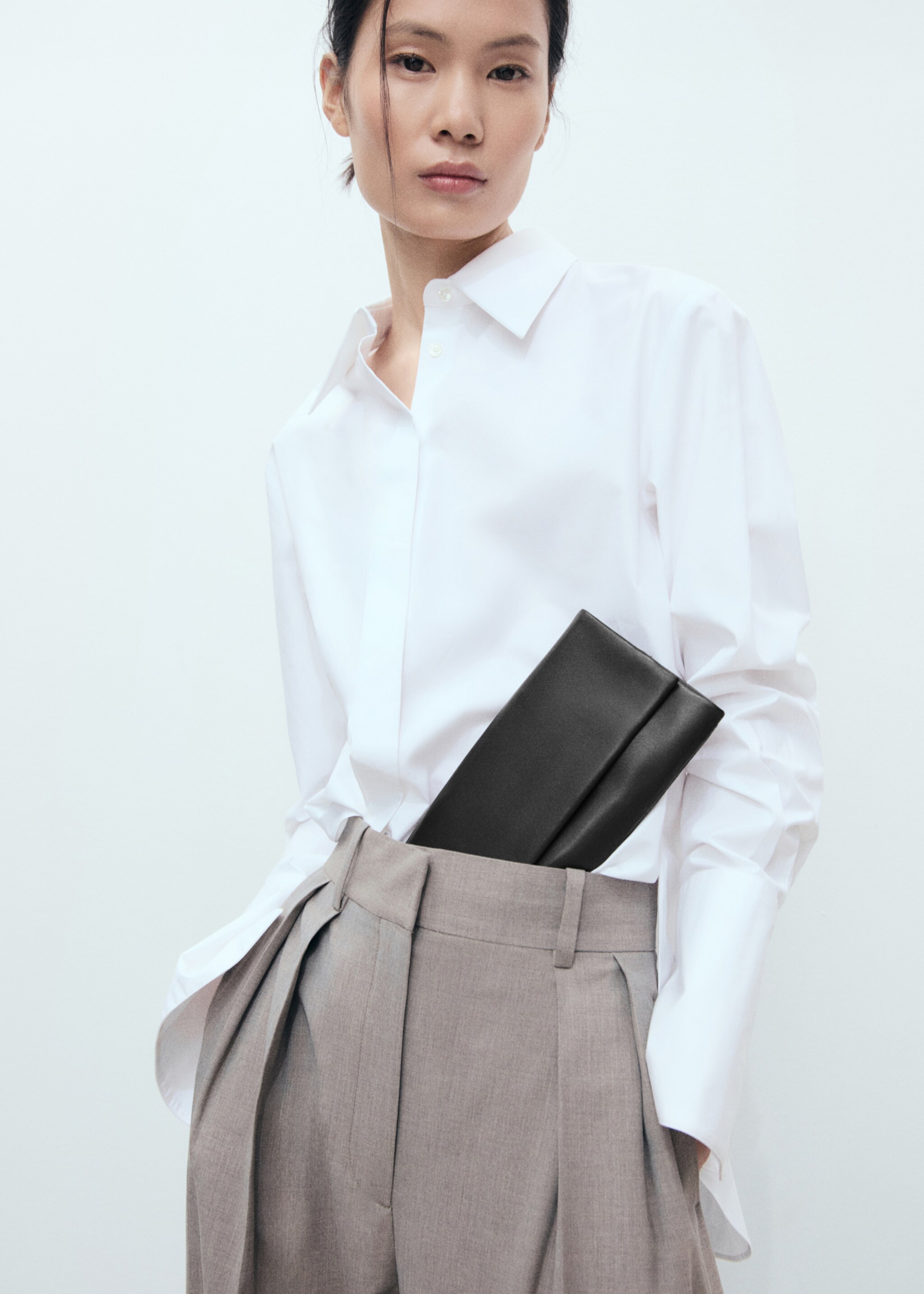 Ledertasche mit Klappe - Allgemeine Ansicht