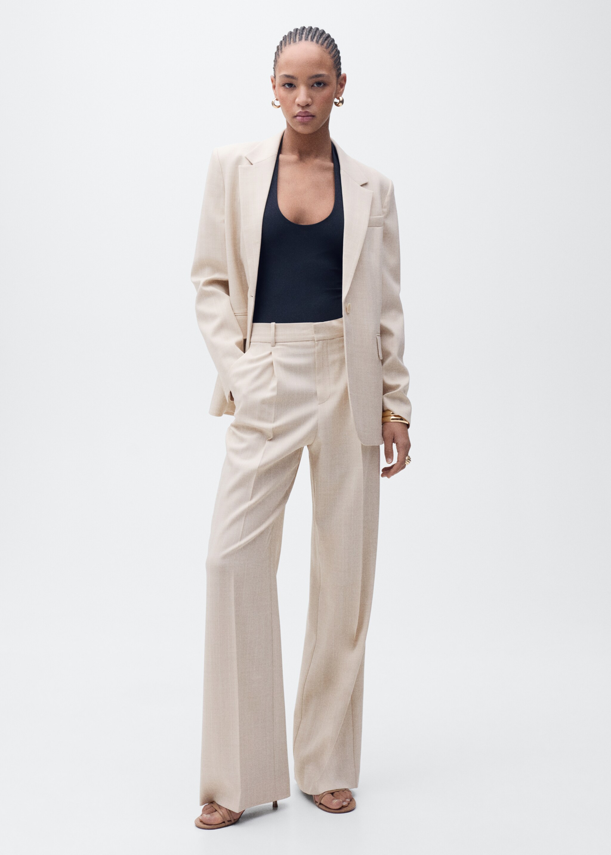 Blazer costume structuré - Plan général