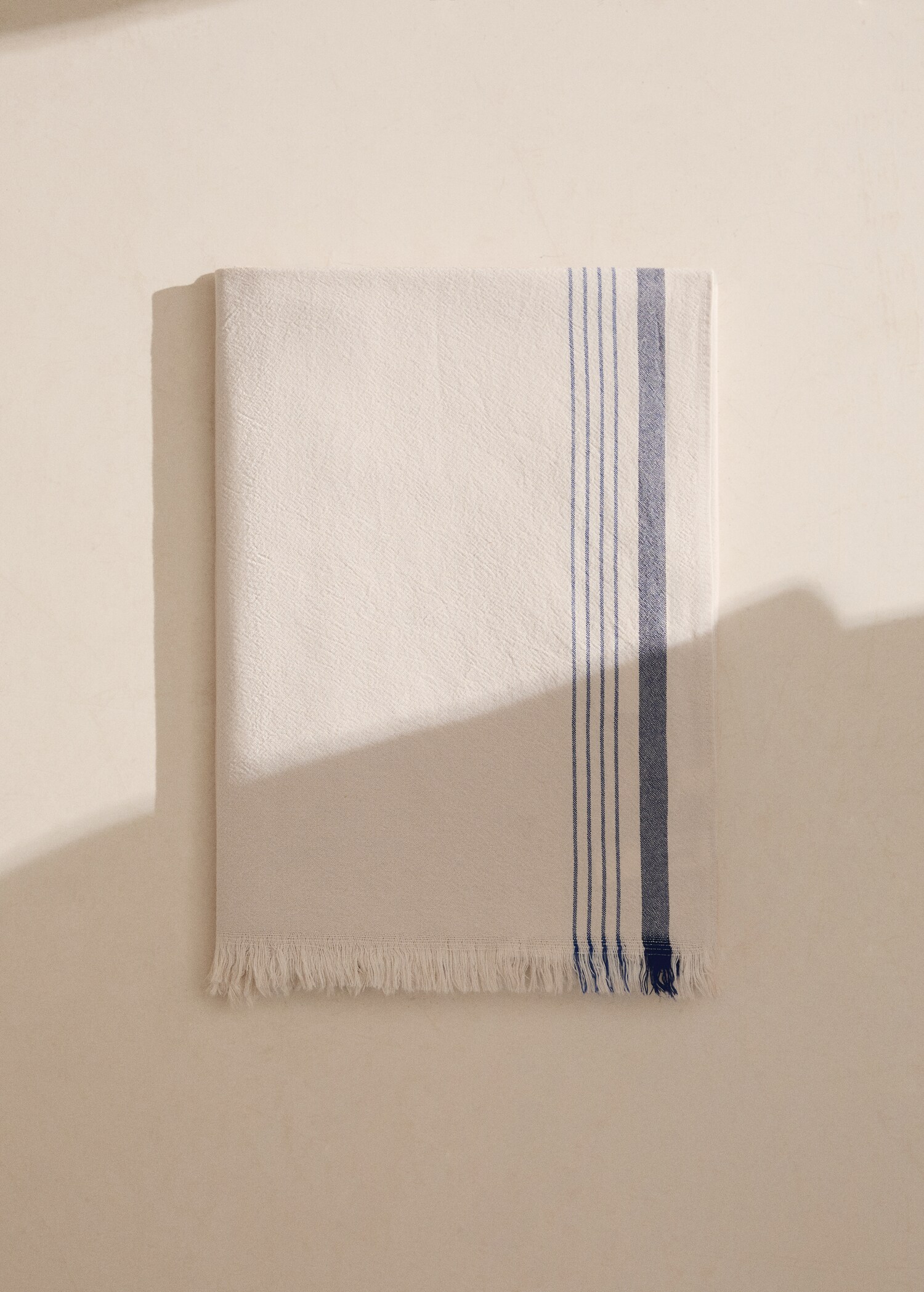 Fringed multi-striped sarong towel - General plane