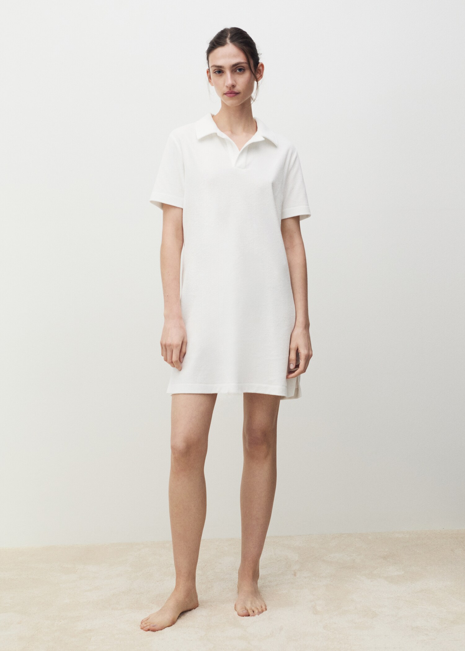 Camisón algodón rizo - Plano general