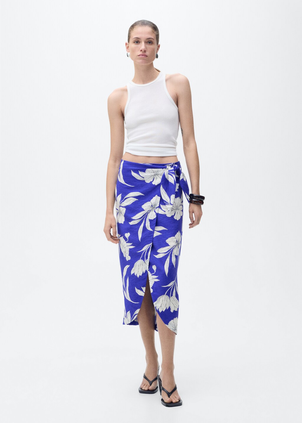 Floral sarong skirt - image 2
