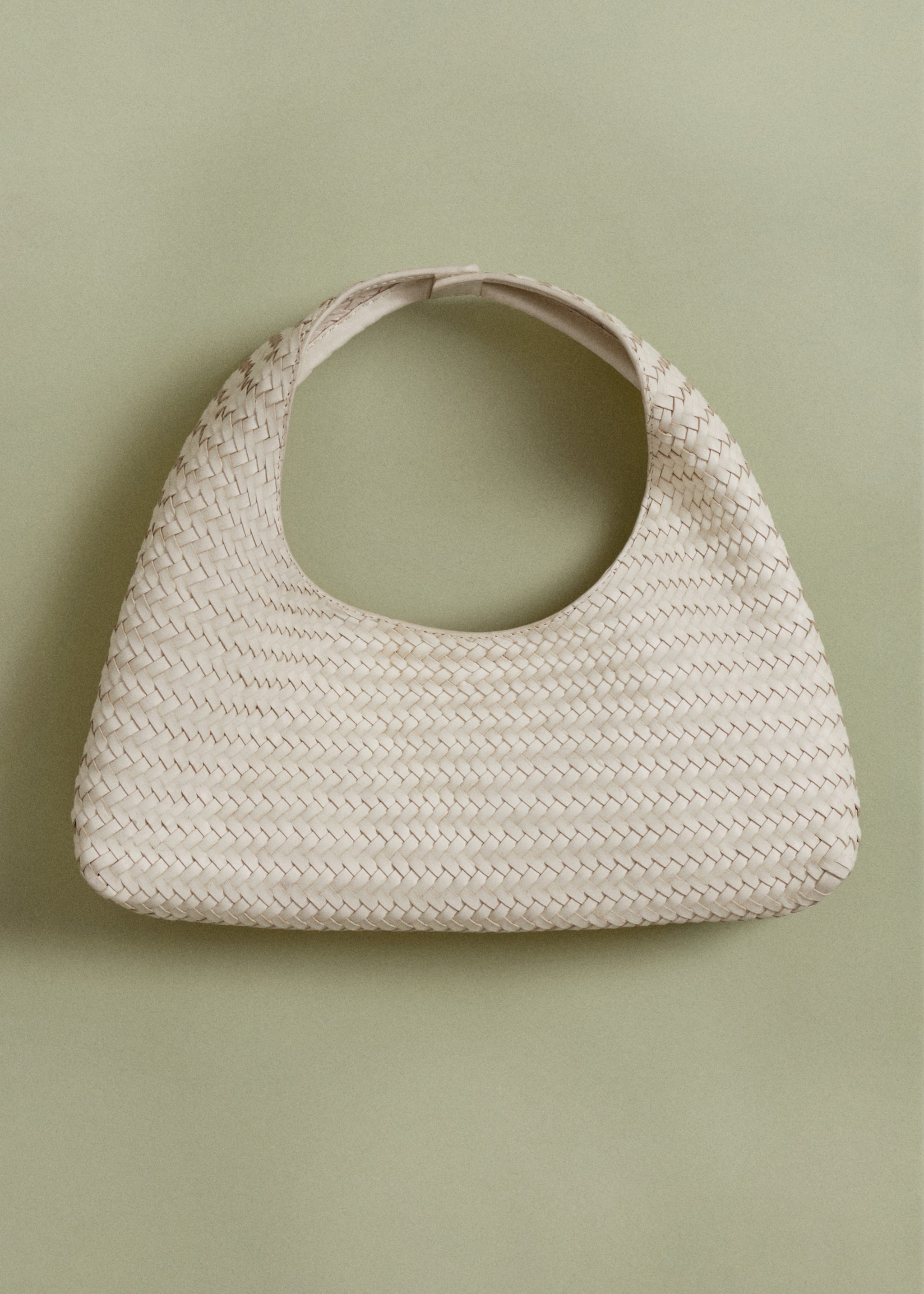 Bolso mano piel trenzado - Plano general