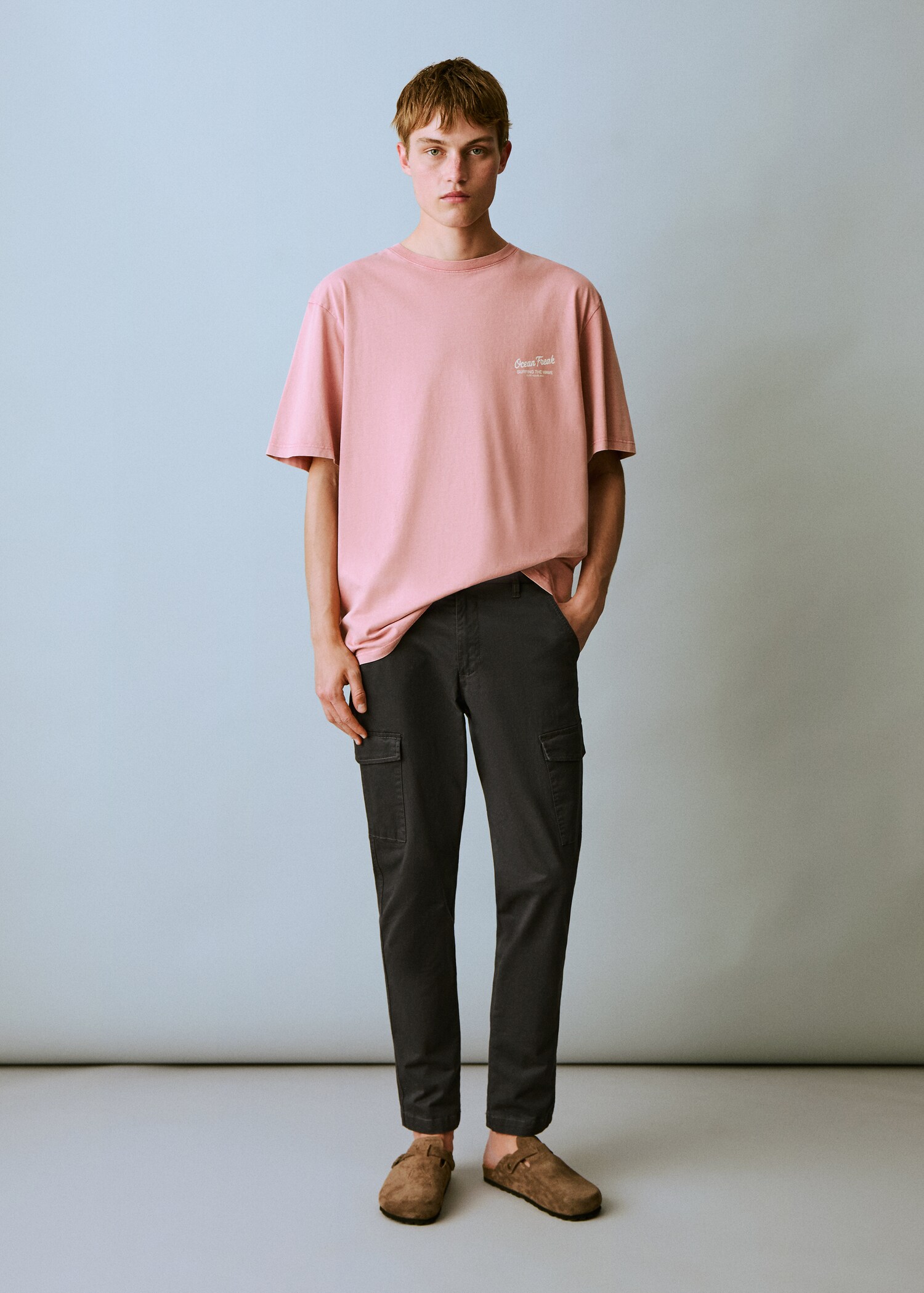 Short-sleeved printed t-shirt - General plane