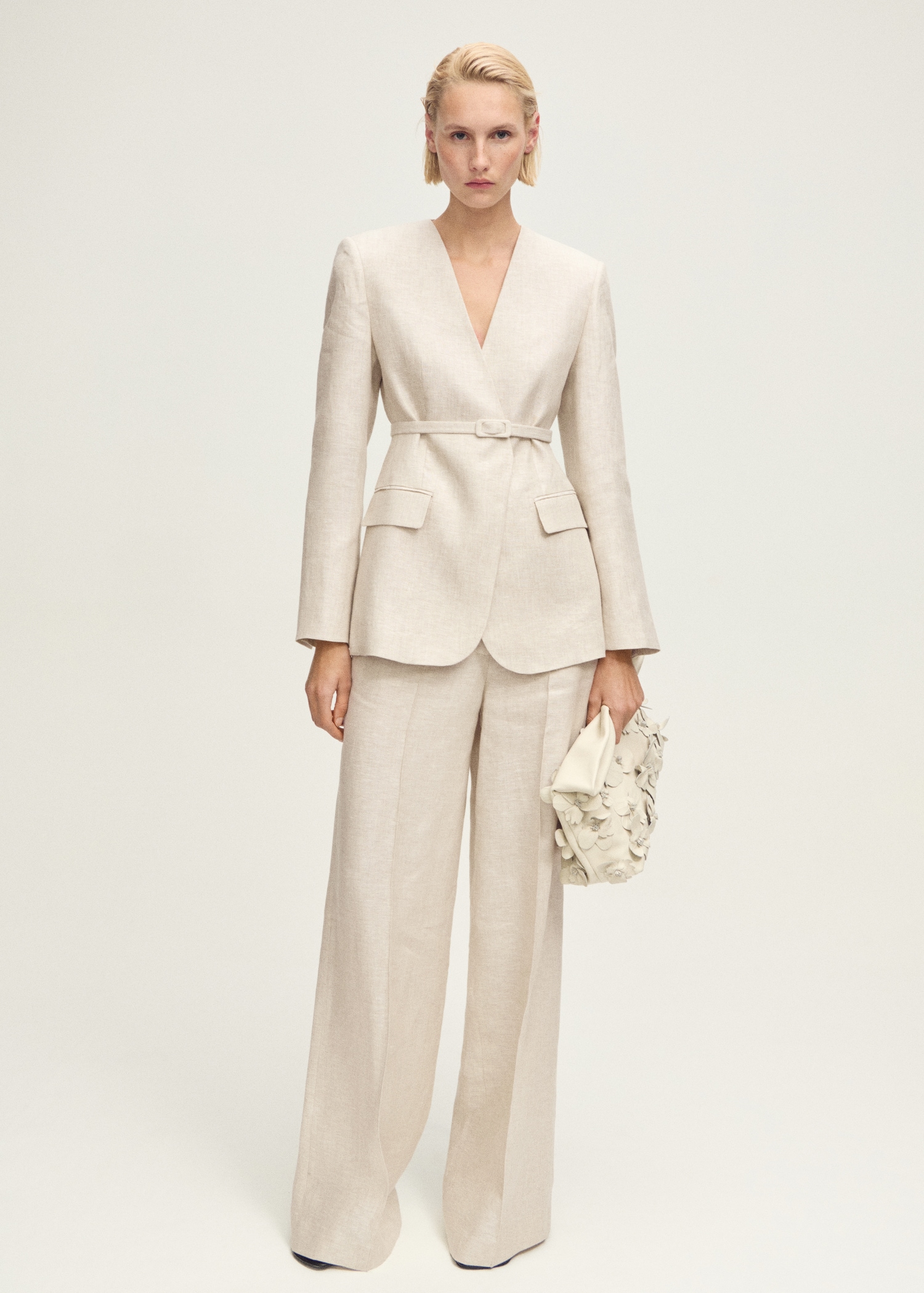 Blazer completo lino cintura - Piano generale