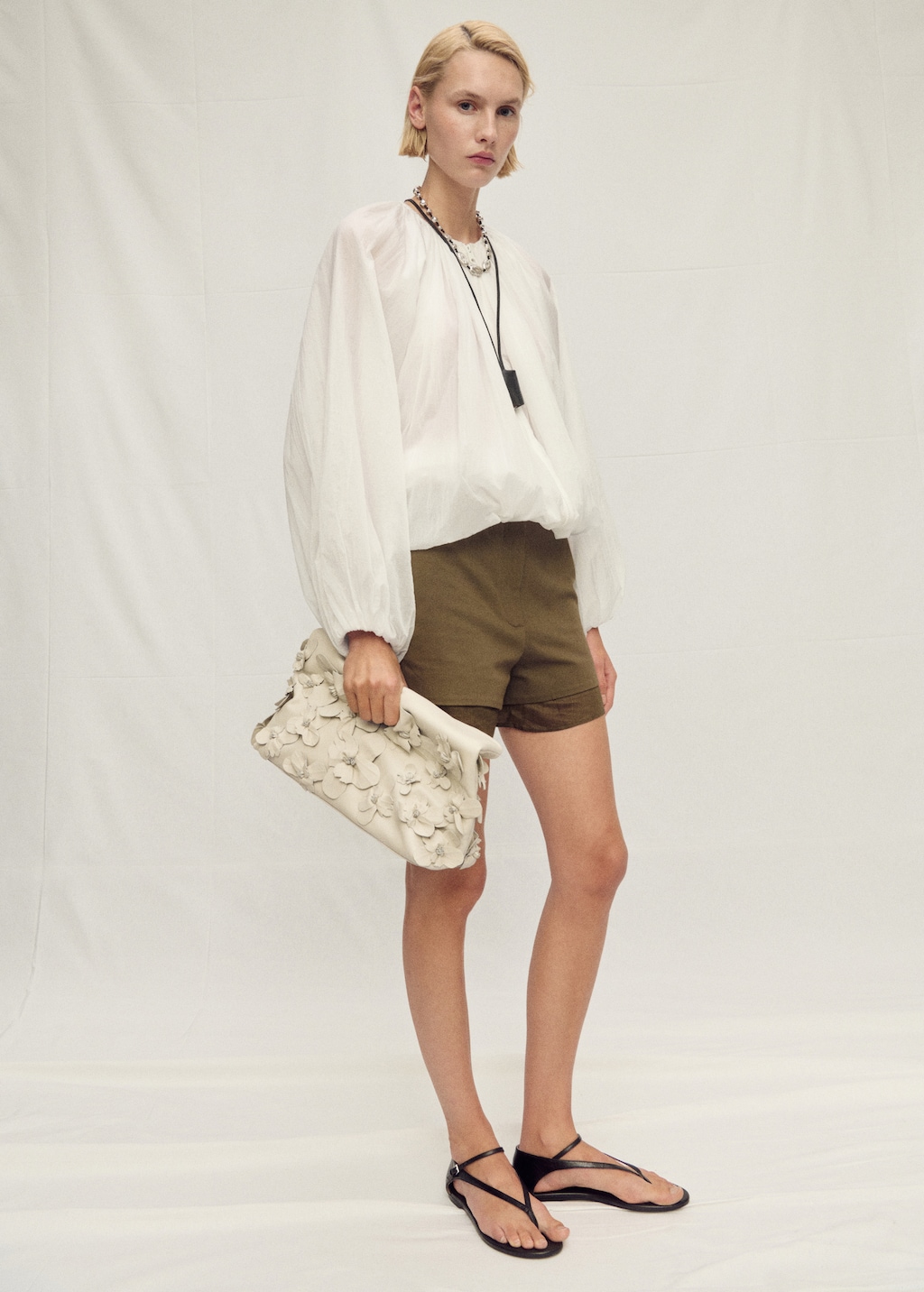 Gathered semi-transparent jacket - image 2