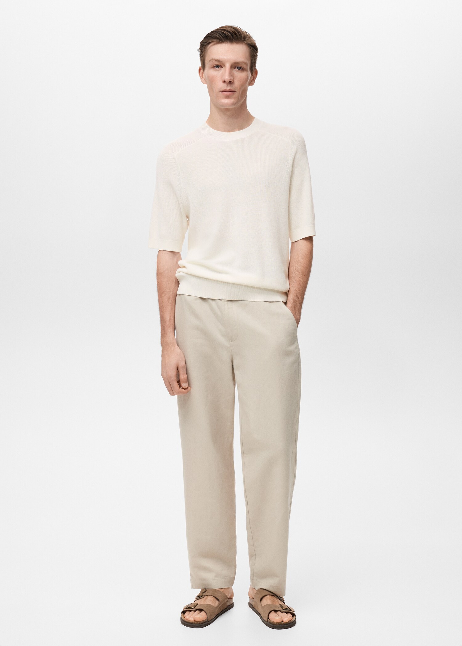 Fine-knit T-shirt - General plane