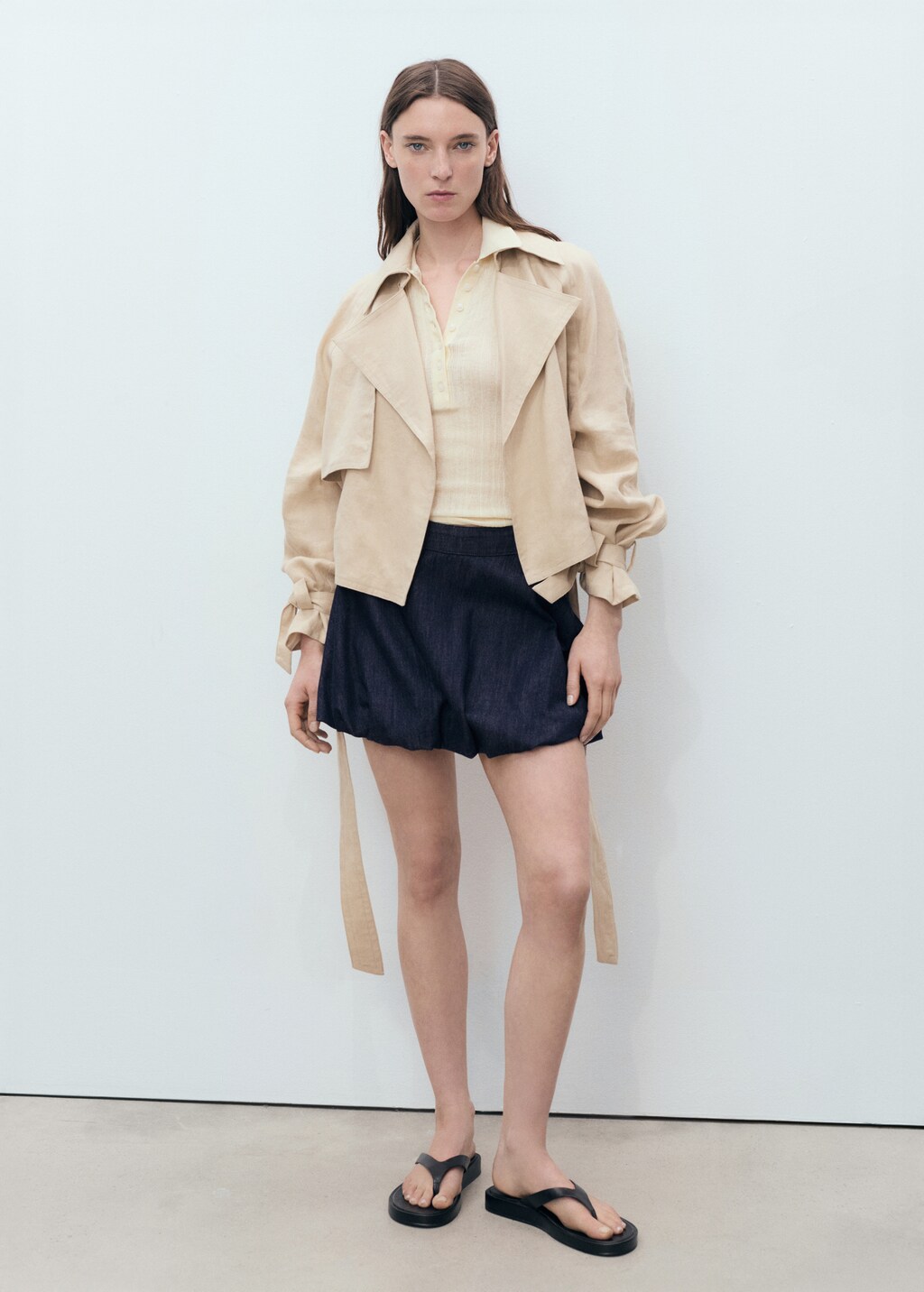 Balloon denim skirt - image 2