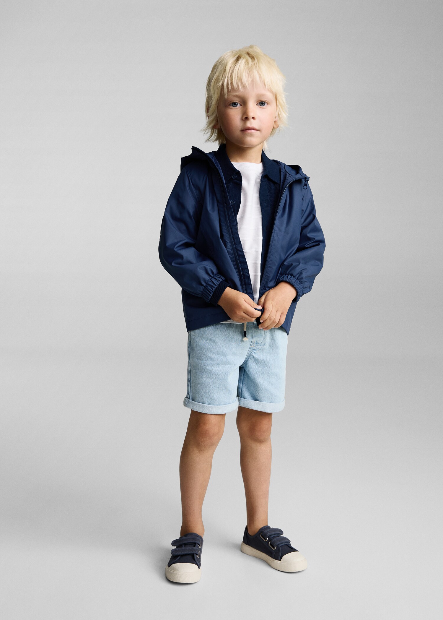 Parka impermeable capucha - Plano general