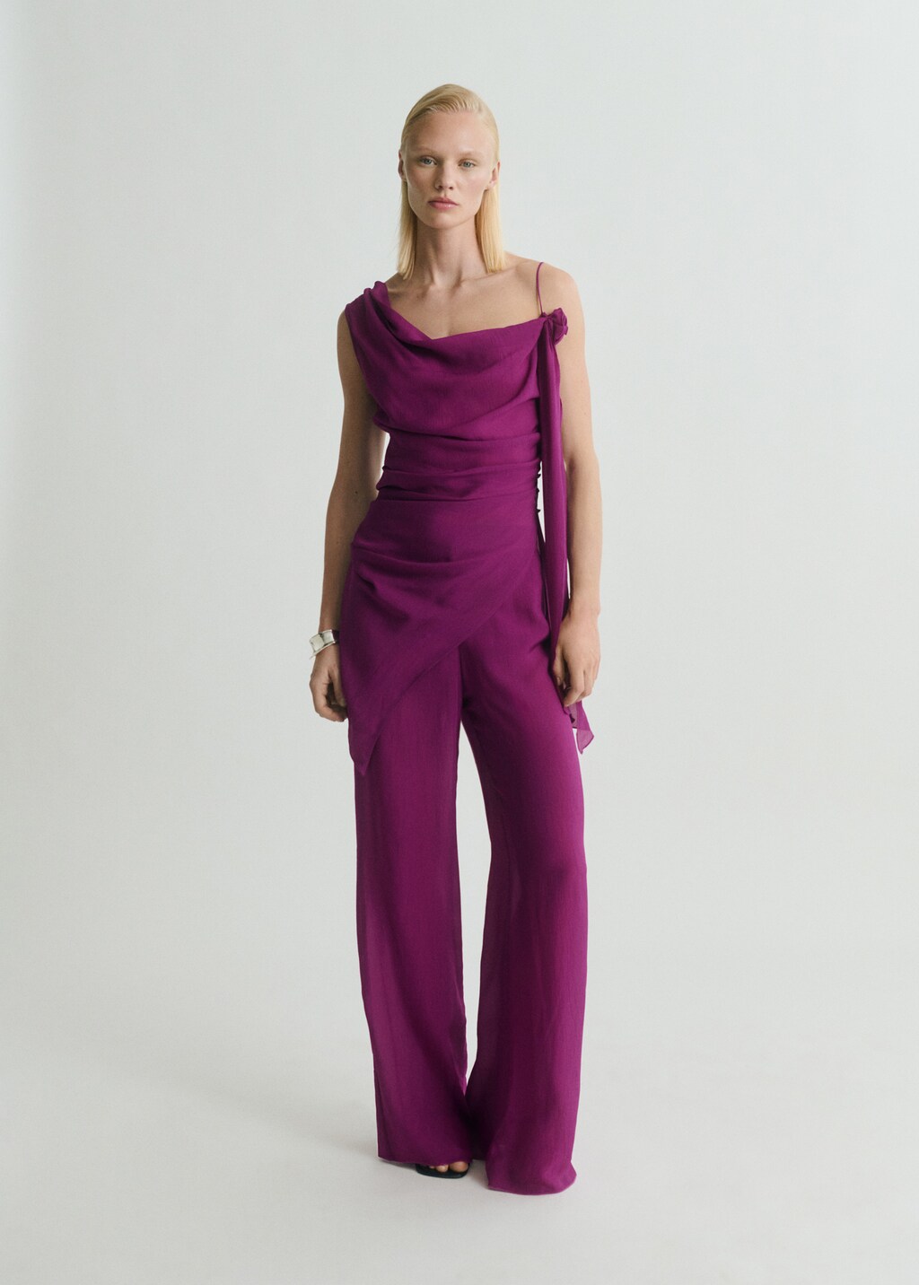 Flowy straight-fit pants - image 2