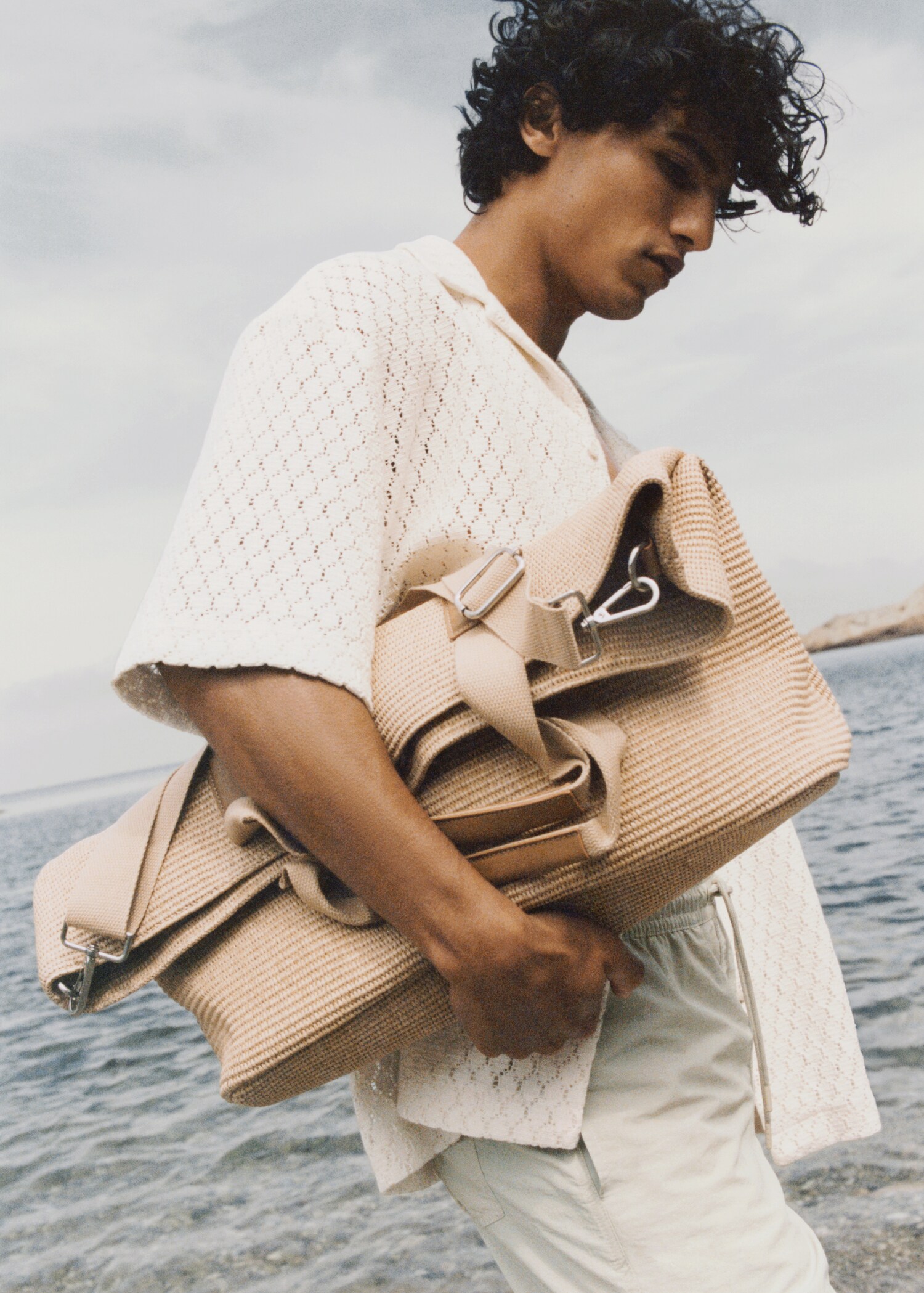 Raffia tote bag - General plane