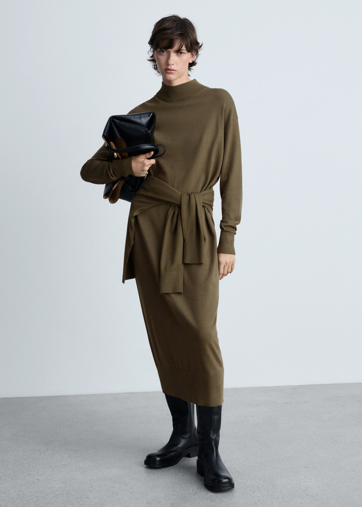 Robe maille col montant - Plan général