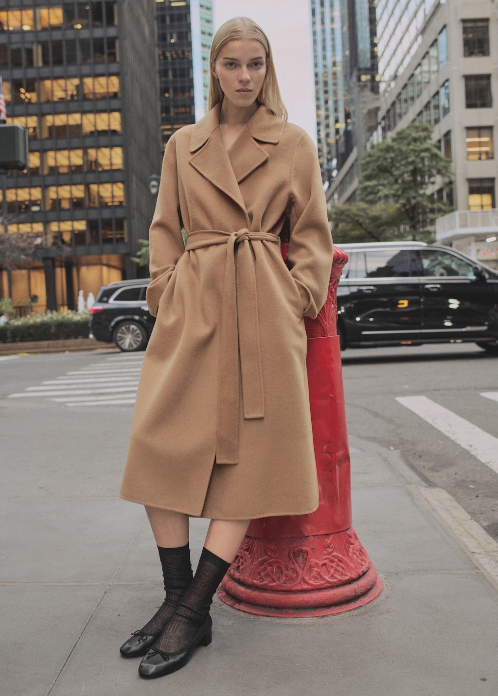 Thumbnail of Belt handmade coat - Medium Brown