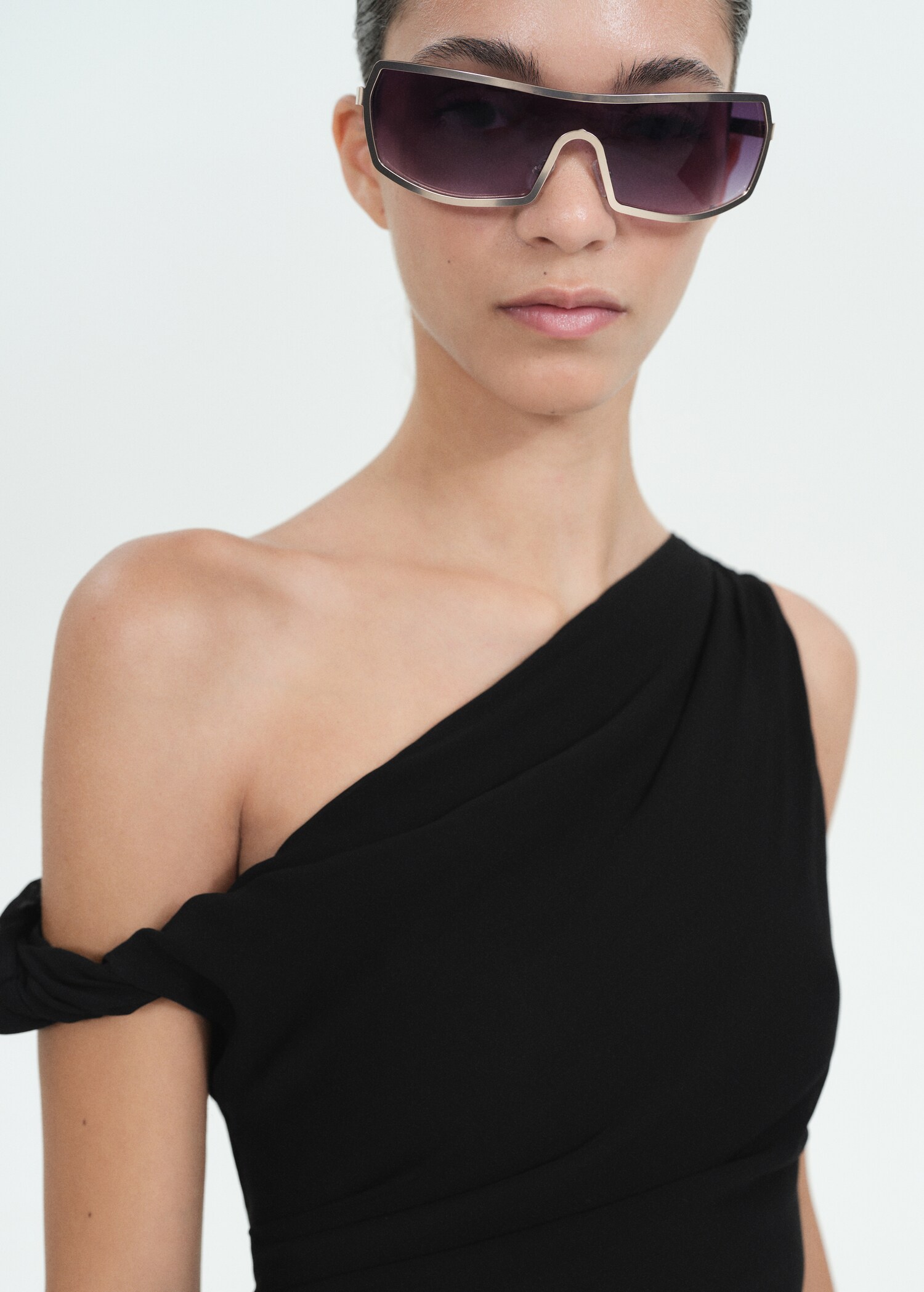 Sonnenbrille mit durchgehendem Glas - Allgemeine Ansicht