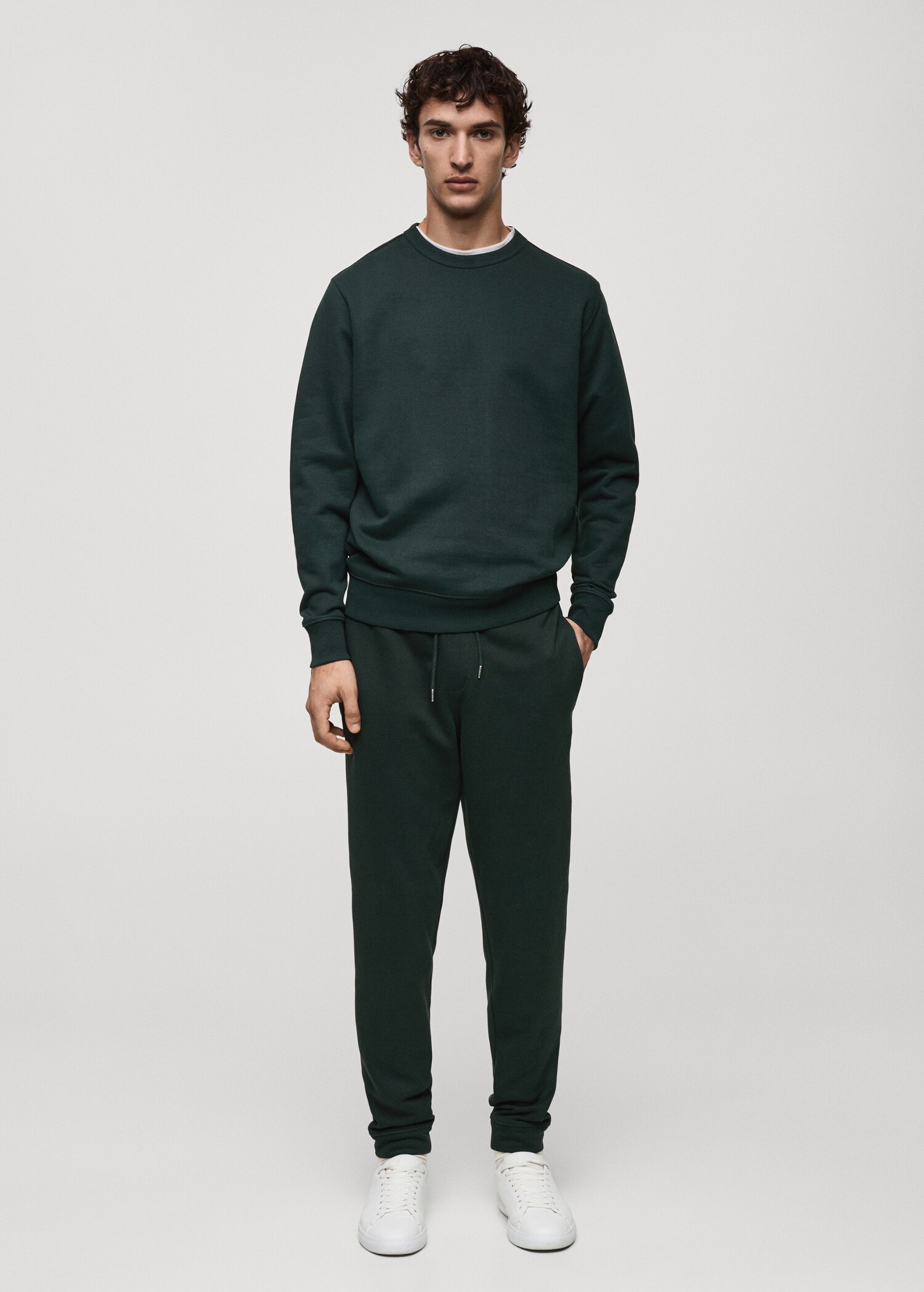 Joggers cintura elástica perchados - Plano general
