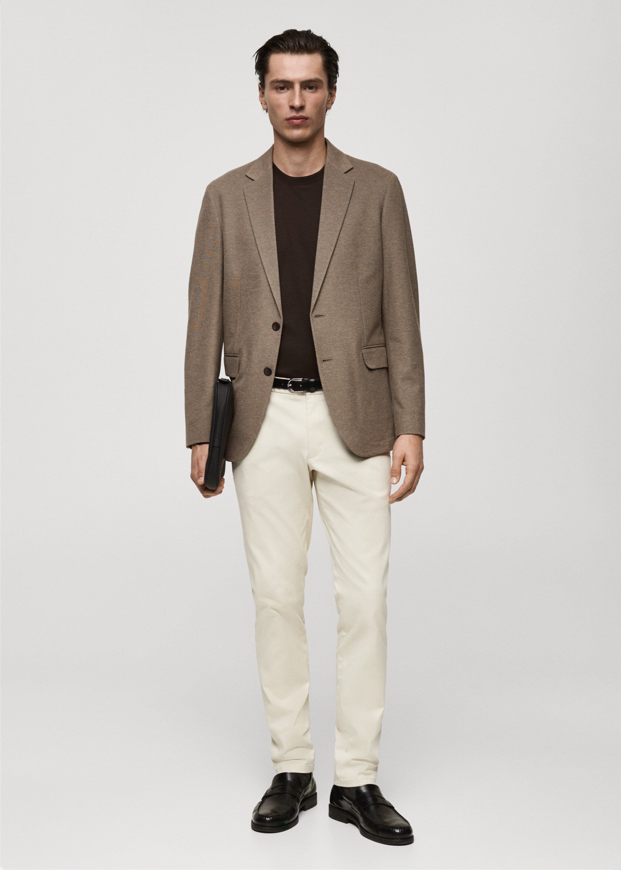 Σακάκι Verner slim fit από βαμβάκι - Γενικό πλάνο