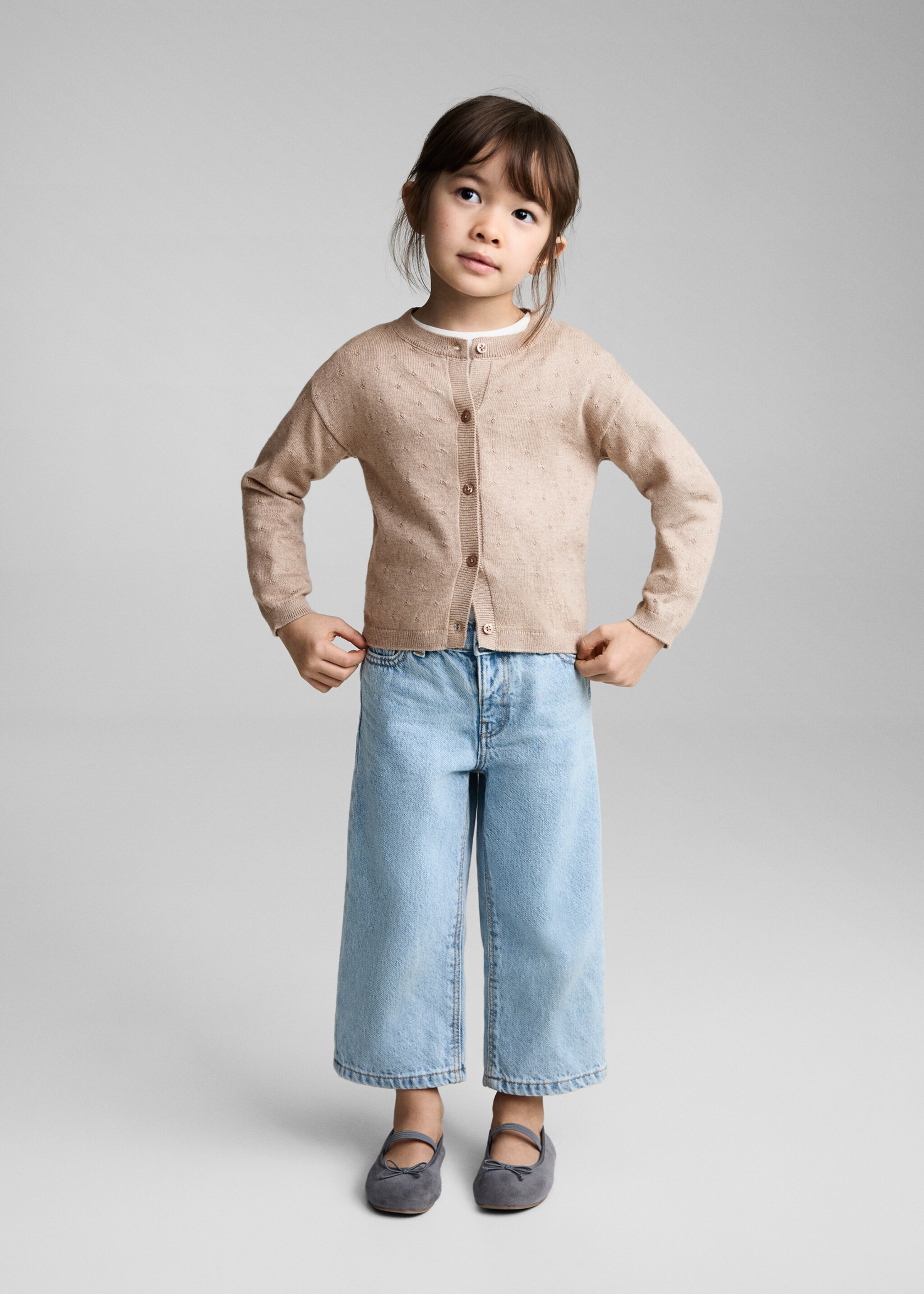 Button knit cardigan - General plane