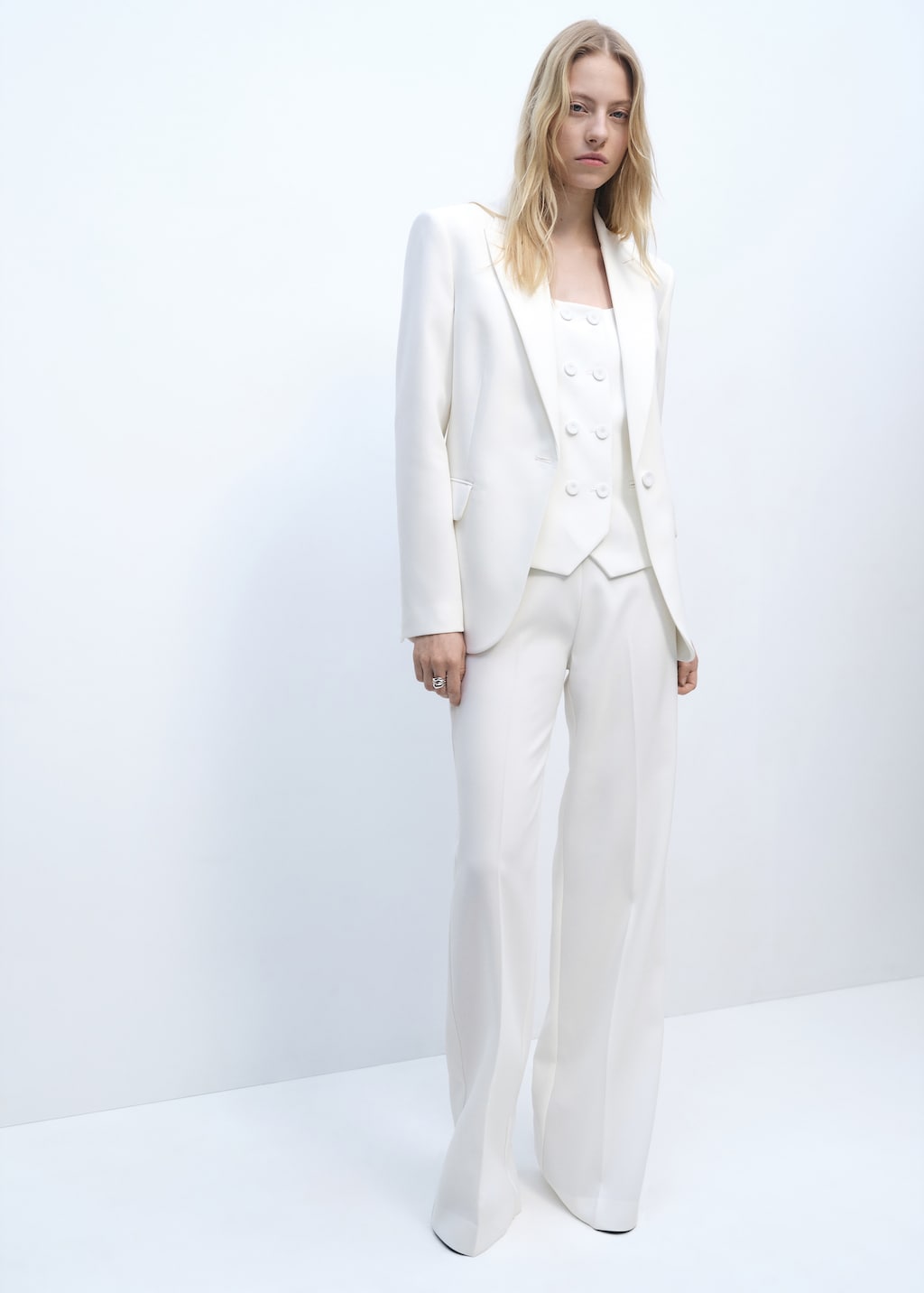 Mango Structured suit blazer