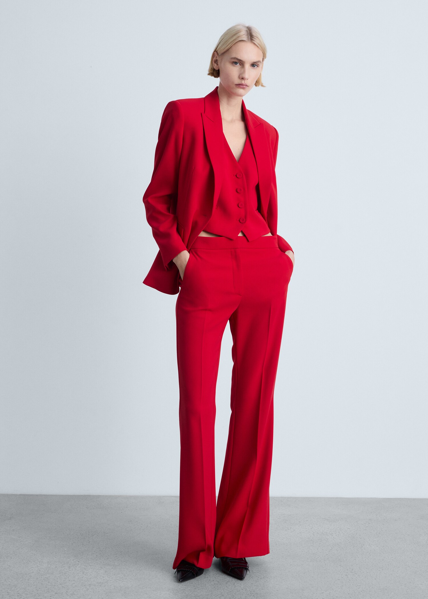 Blazer traje estructura - Plano general