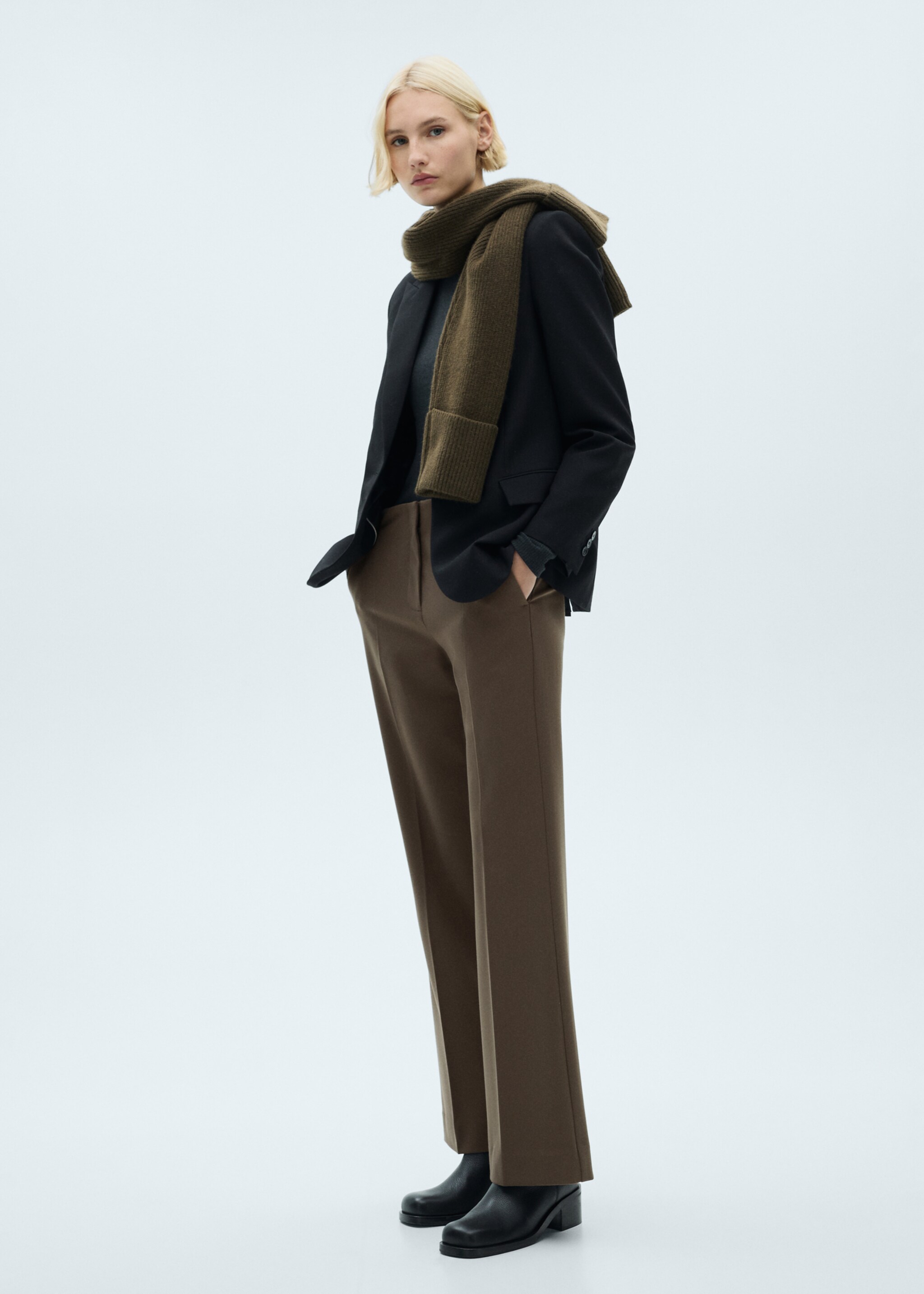 Pantalon flare taille normale - Plan général