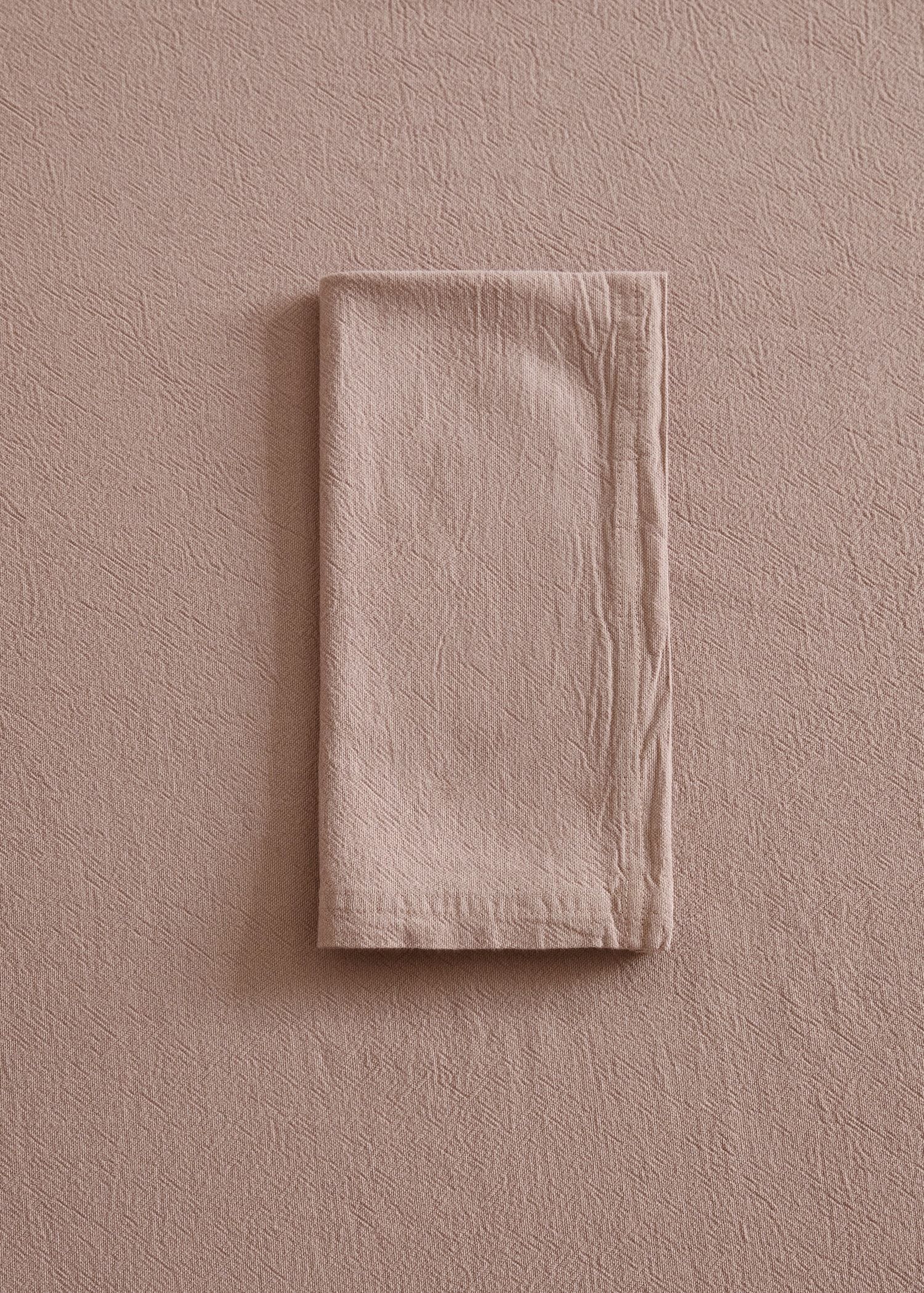 Serviettes de table coton garment-dyed - Plan général