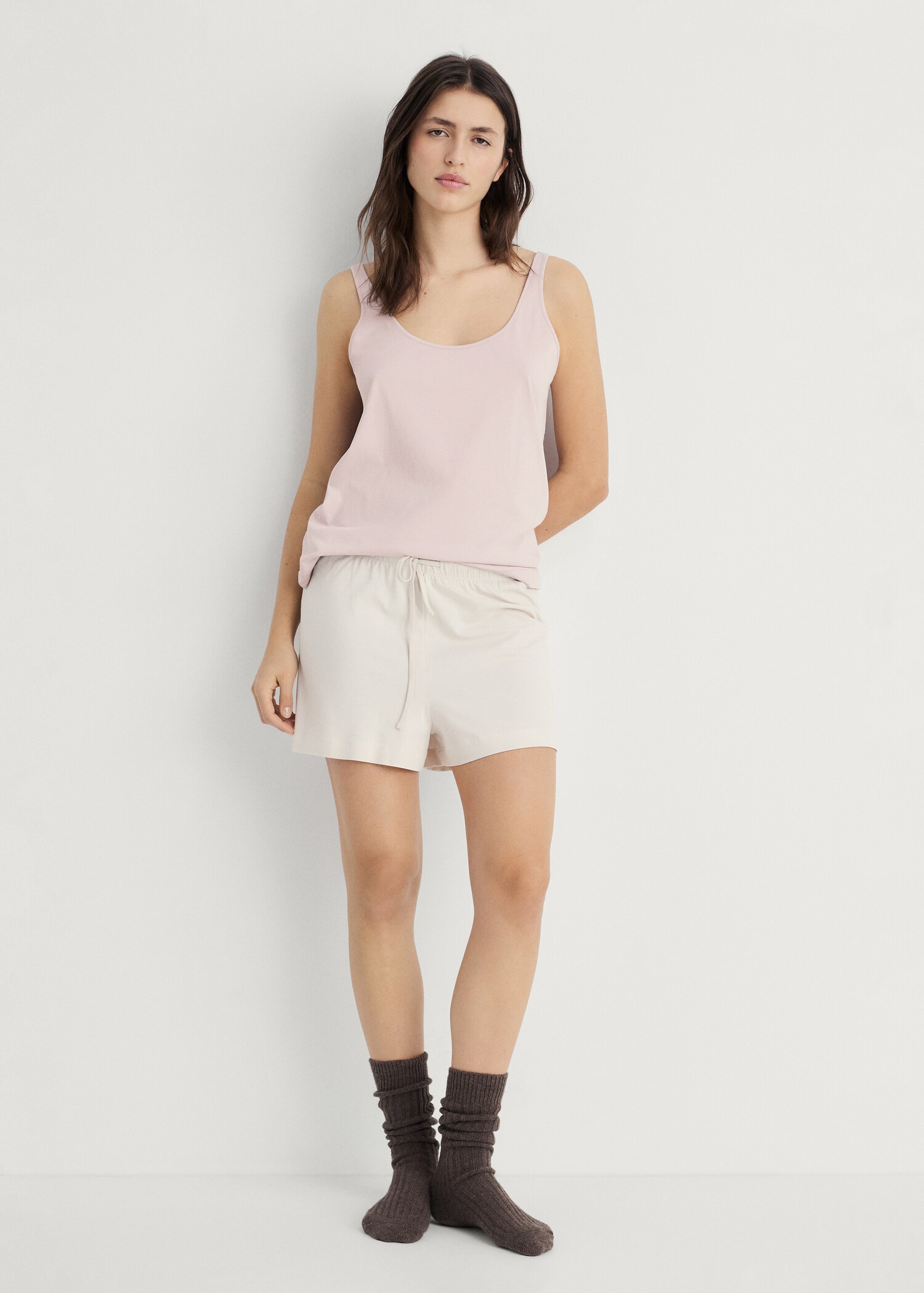 Pyjama top with straps - General plane