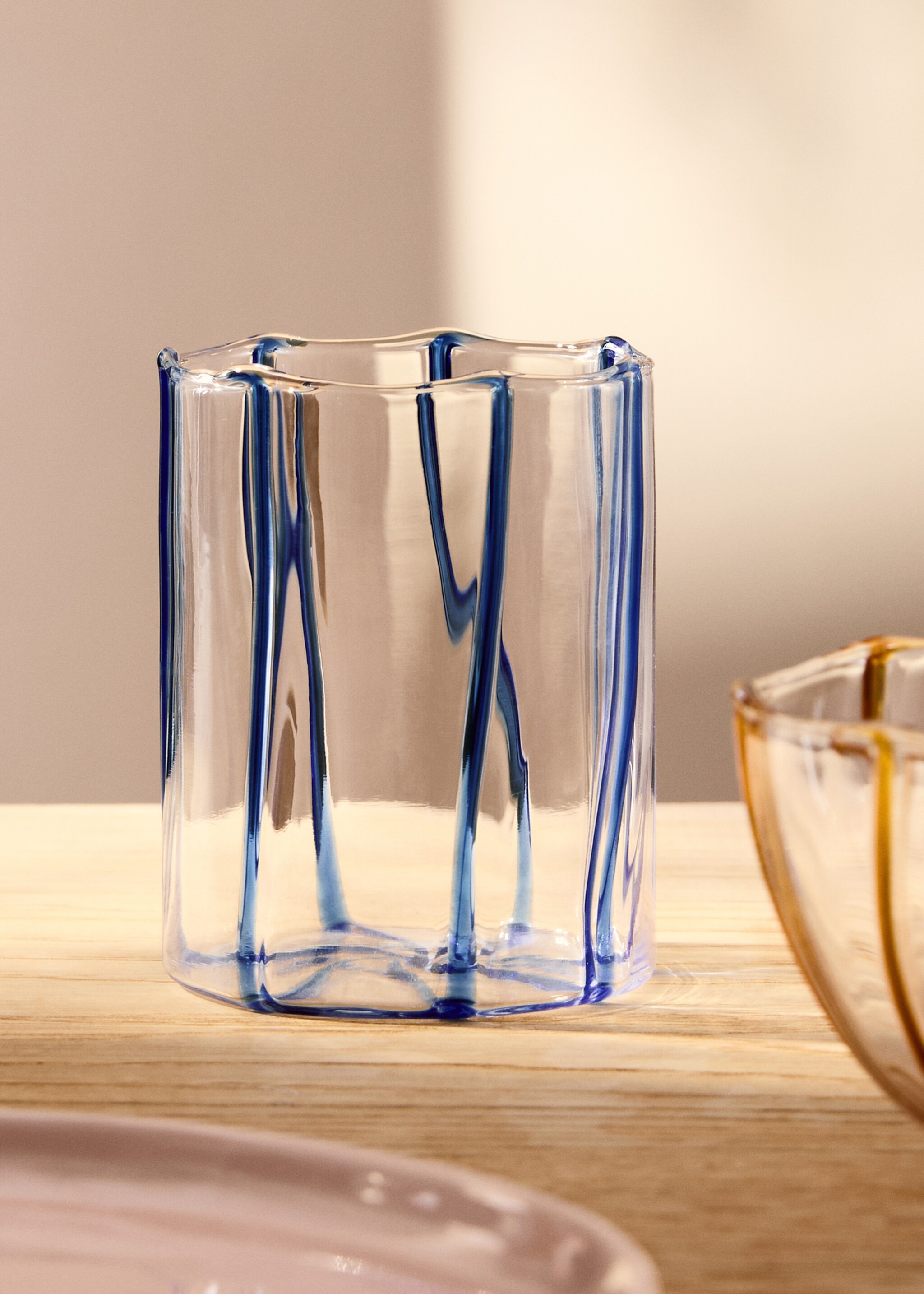 Verre en borosilicate avec lignes colorées - Plan général