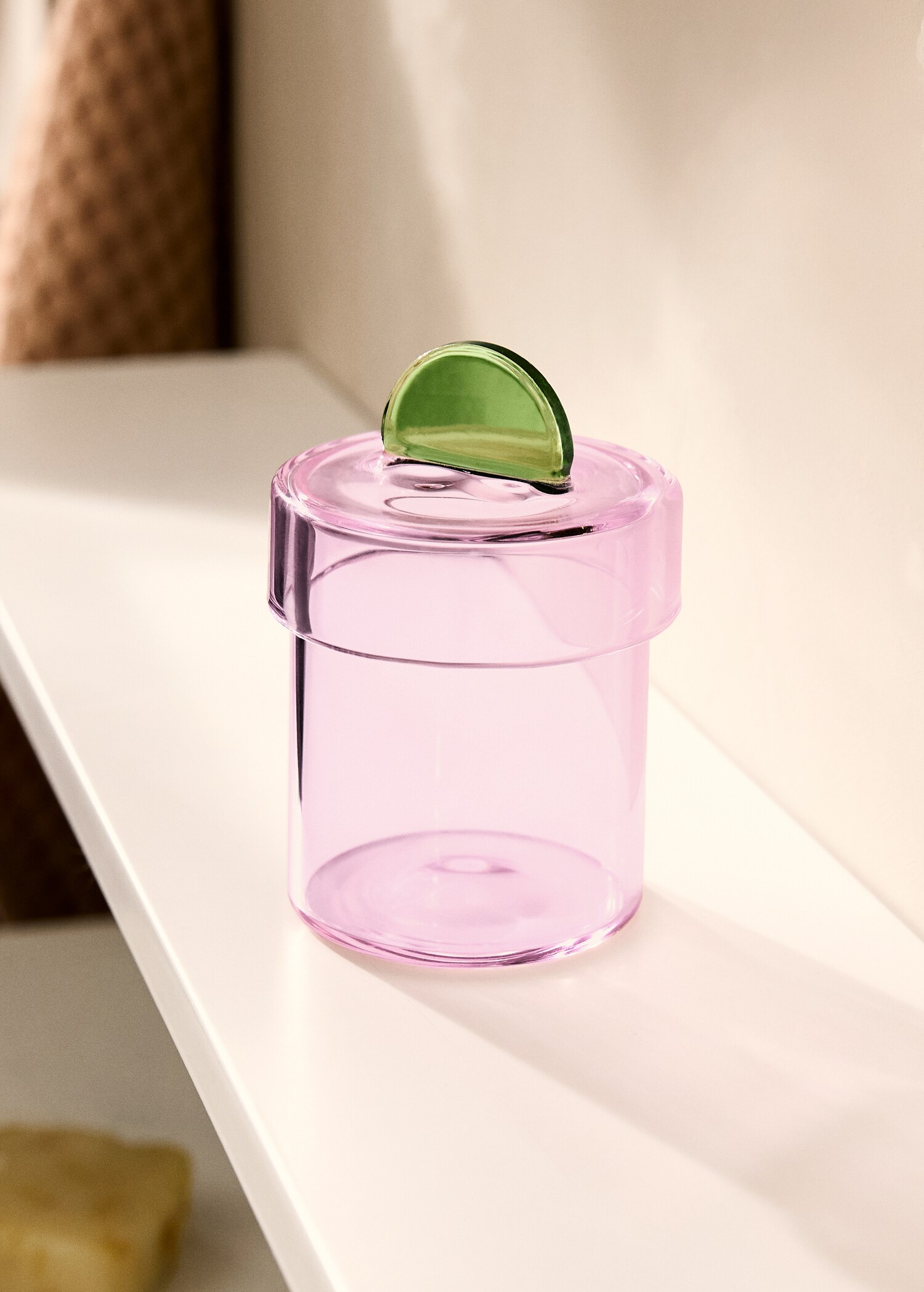 Coloured borosilicate pot - General plane