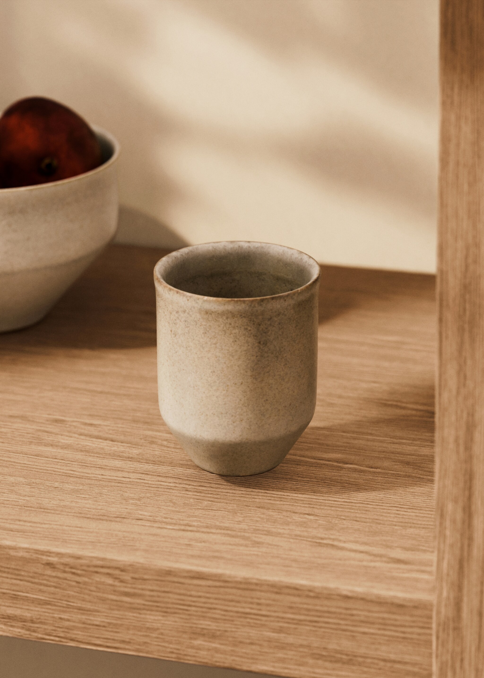 Terracotta espresso cup - General plane