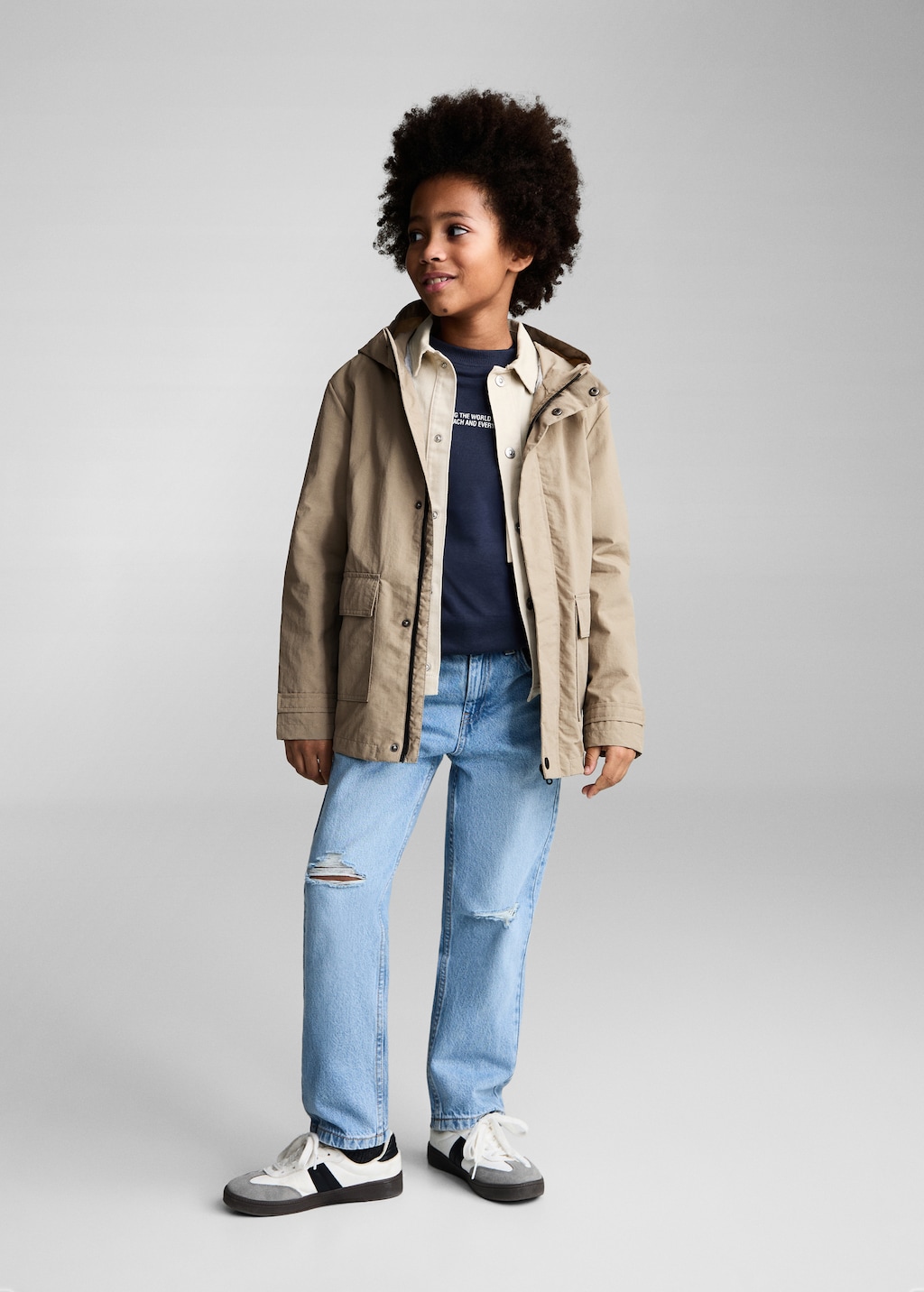 Hooded parka - Kids | MANGO USA Hooded parka - Kids | MANGO USA
