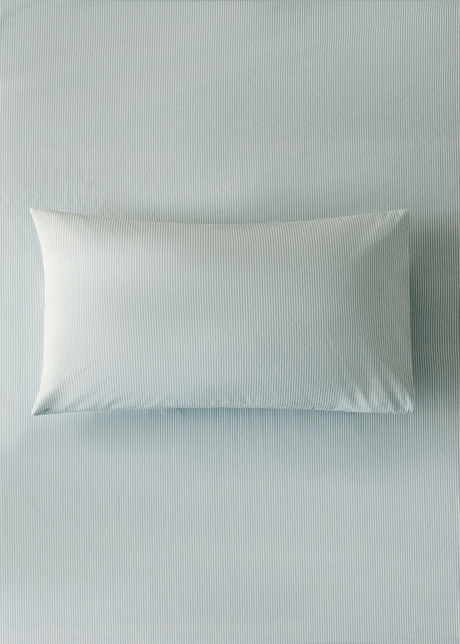 Taie d'oreiller enfant coton percale rayures 30x50 cm - Plan général